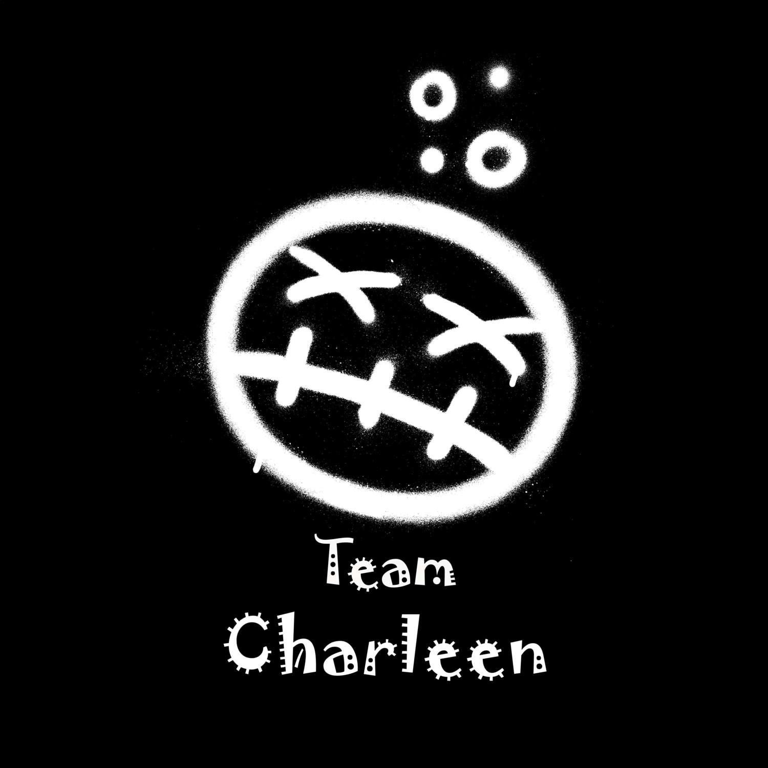 JGA T-Shirt »Drunken Smiley« für den Namen »Charleen«