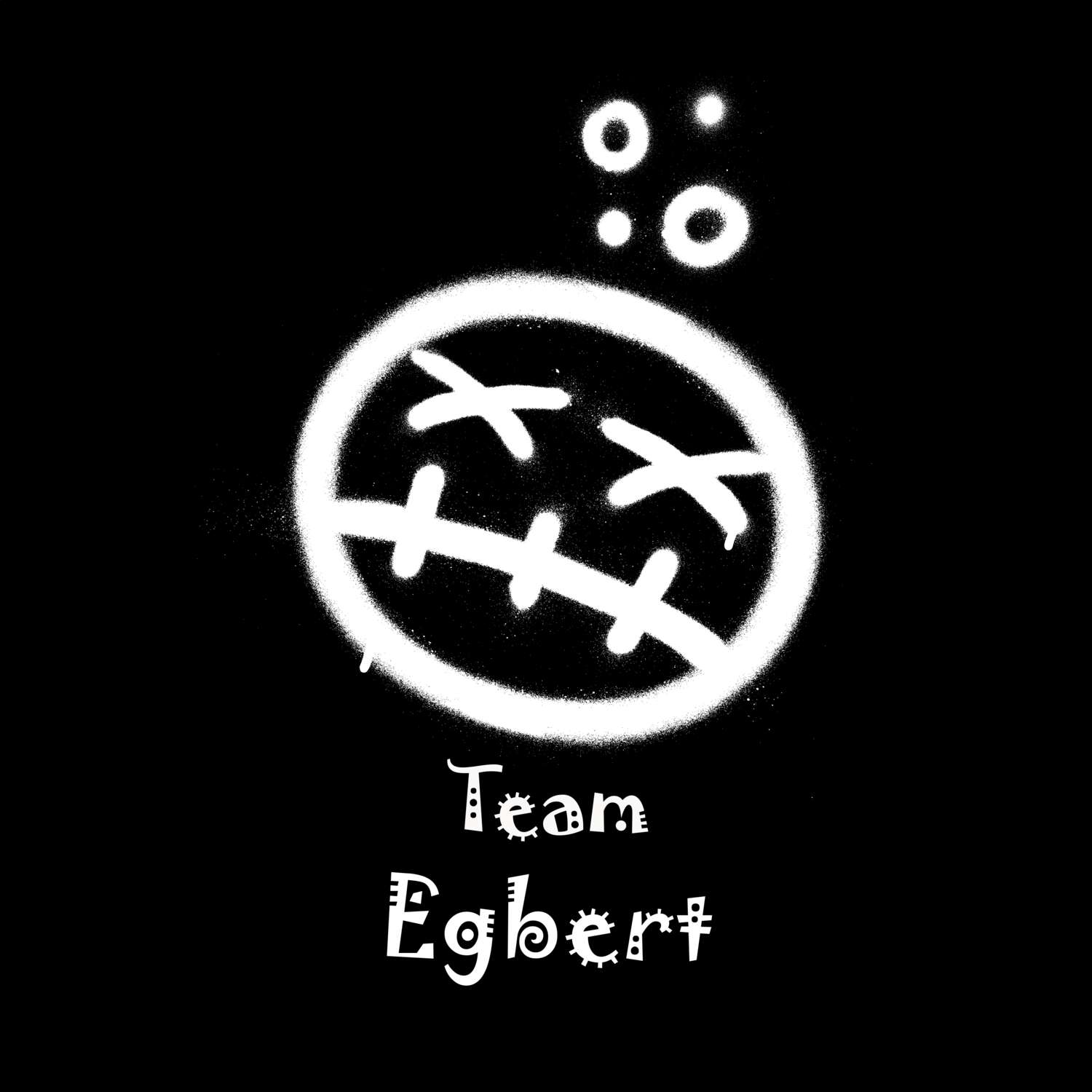 JGA T-Shirt »Drunken Smiley« für den Namen »Egbert«
