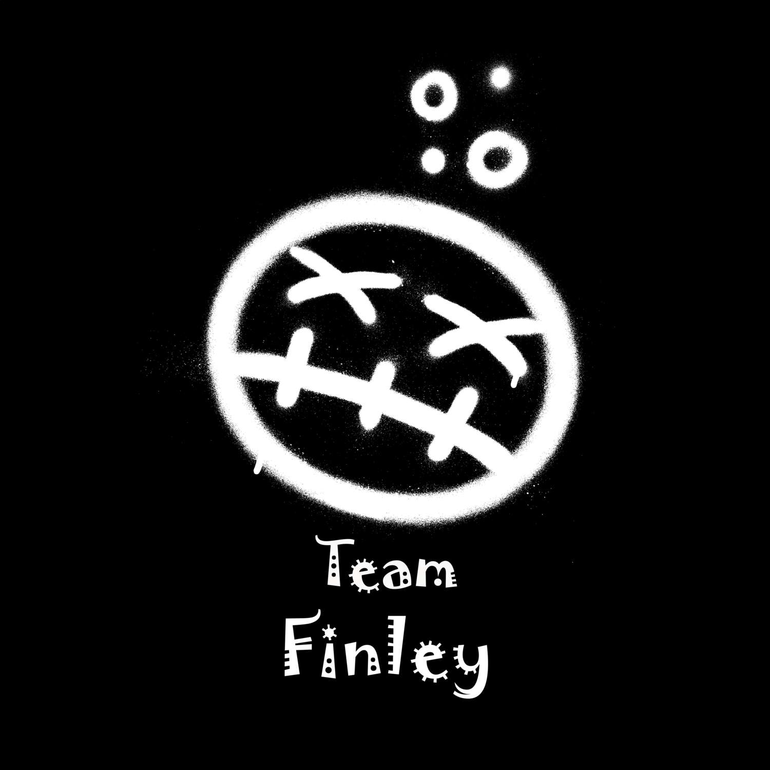 JGA T-Shirt »Drunken Smiley« für den Namen »Finley«