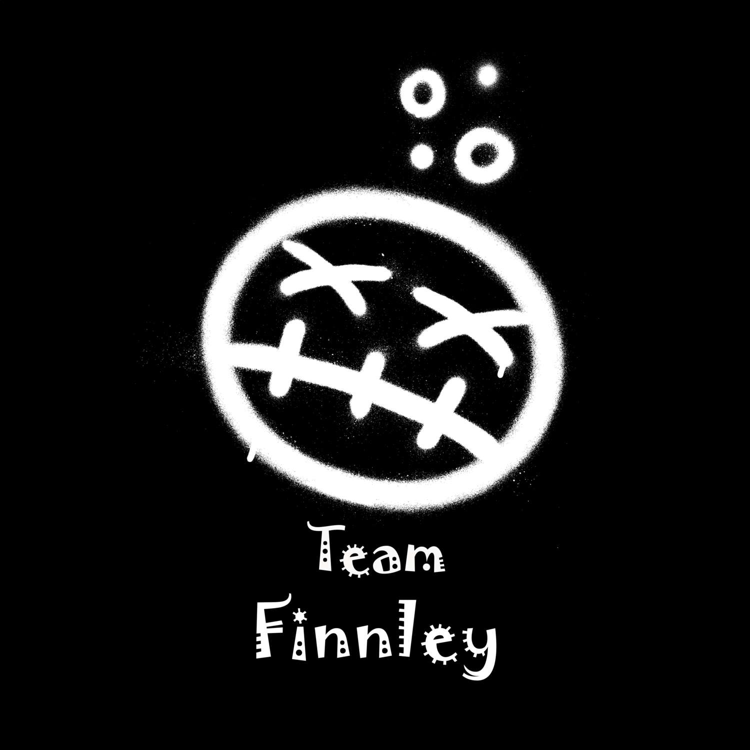 JGA T-Shirt »Drunken Smiley« für den Namen »Finnley«