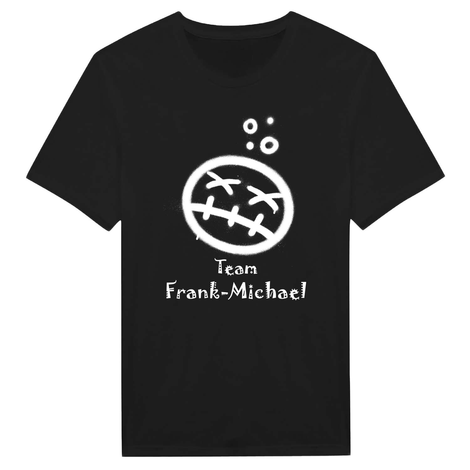 JGA T-Shirt »Drunken Smiley« für den Namen »Frank-Michael«