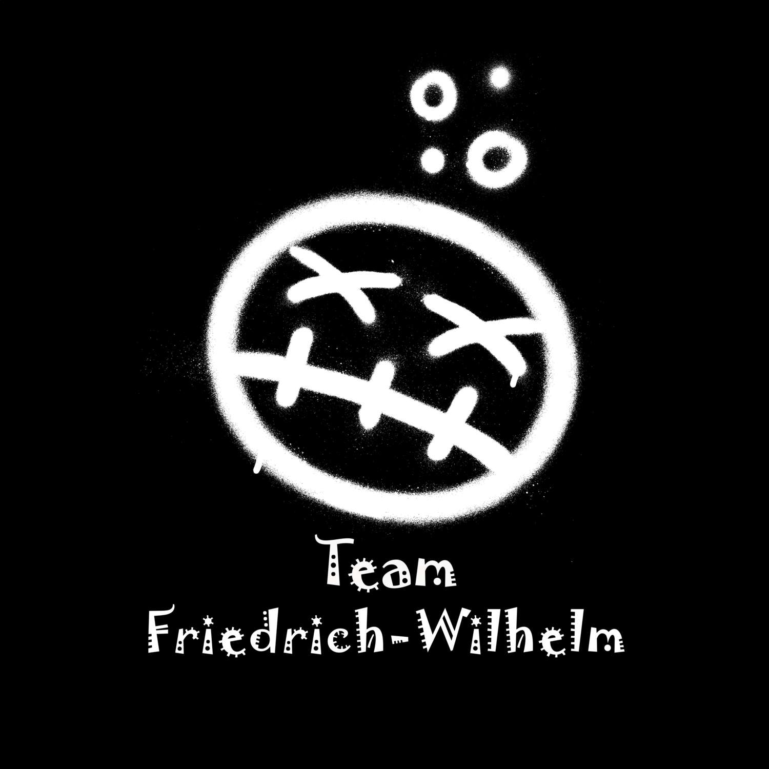 JGA T-Shirt »Drunken Smiley« für den Namen »Friedrich-Wilhelm«