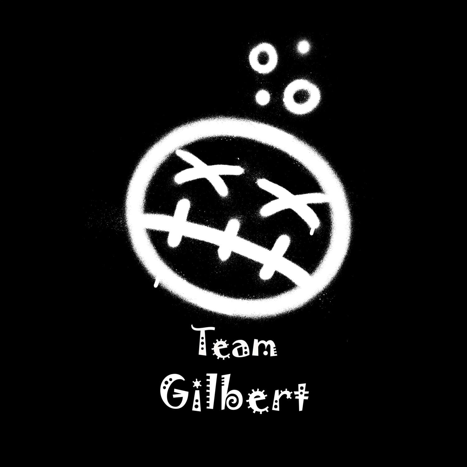 JGA T-Shirt »Drunken Smiley« für den Namen »Gilbert«