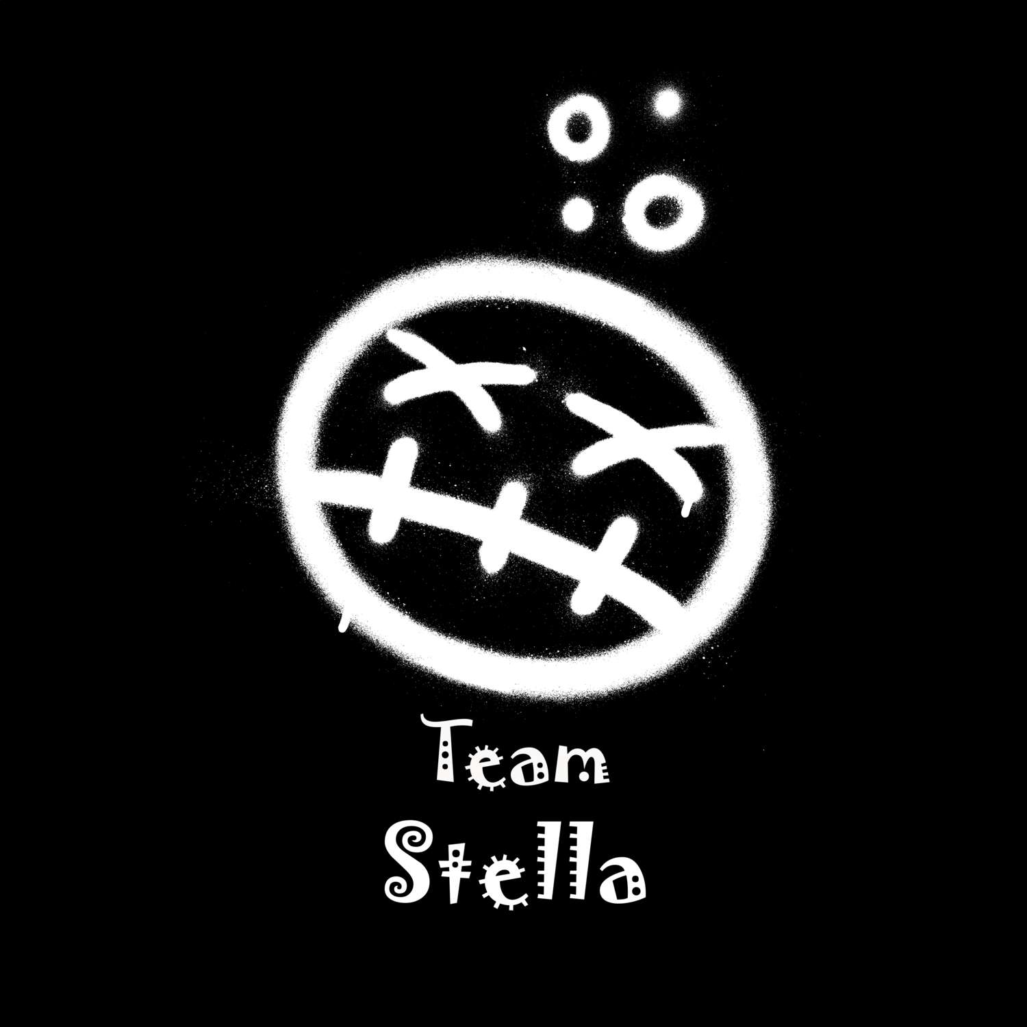 JGA T-Shirt »Drunken Smiley« für den Namen »Stella«