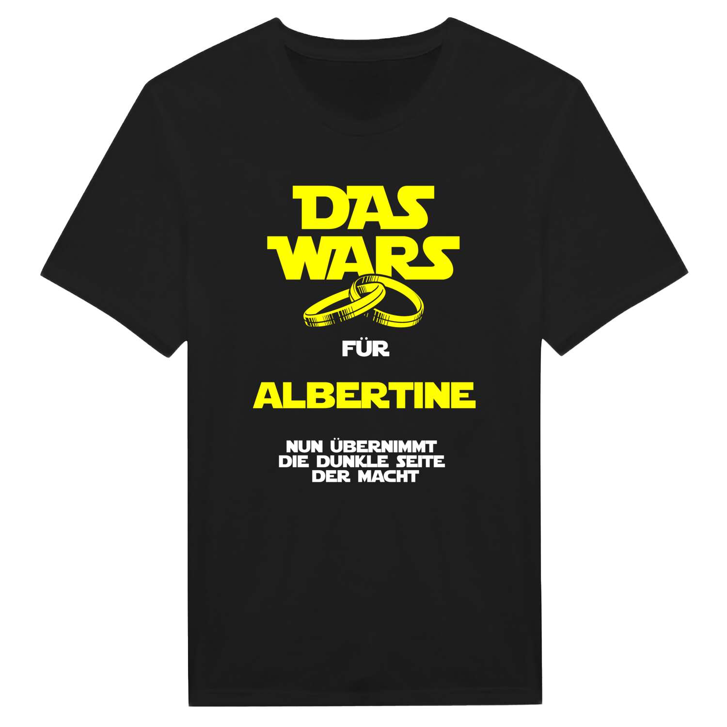 JGA T-Shirt »Das Wars« für den Namen »Albertine«