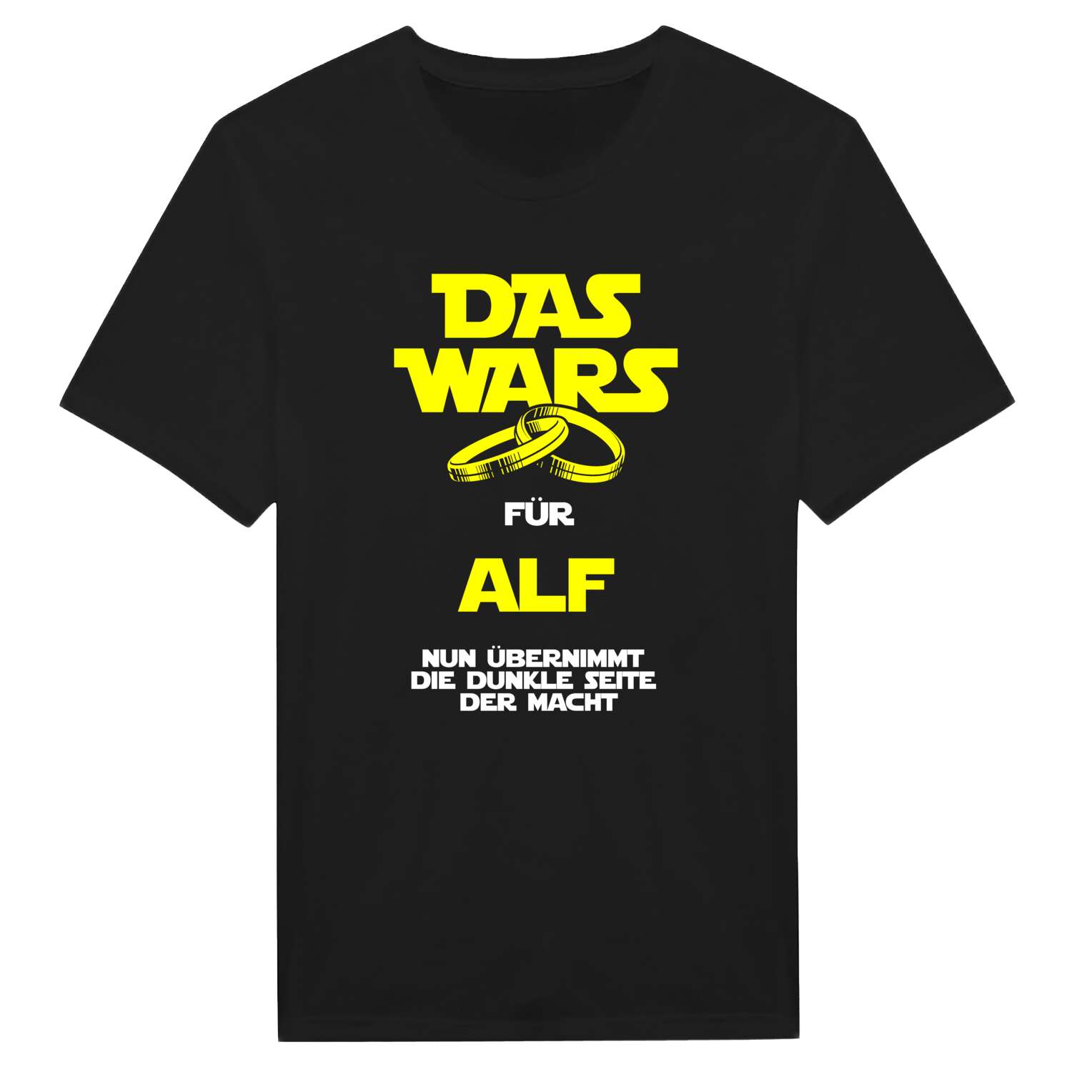 JGA T-Shirt »Das Wars« für den Namen »Alf«
