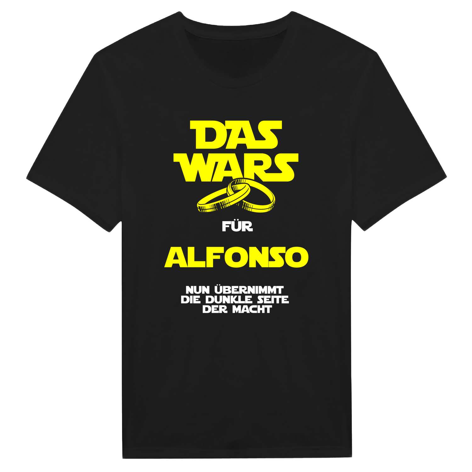 JGA T-Shirt »Das Wars« für den Namen »Alfonso«