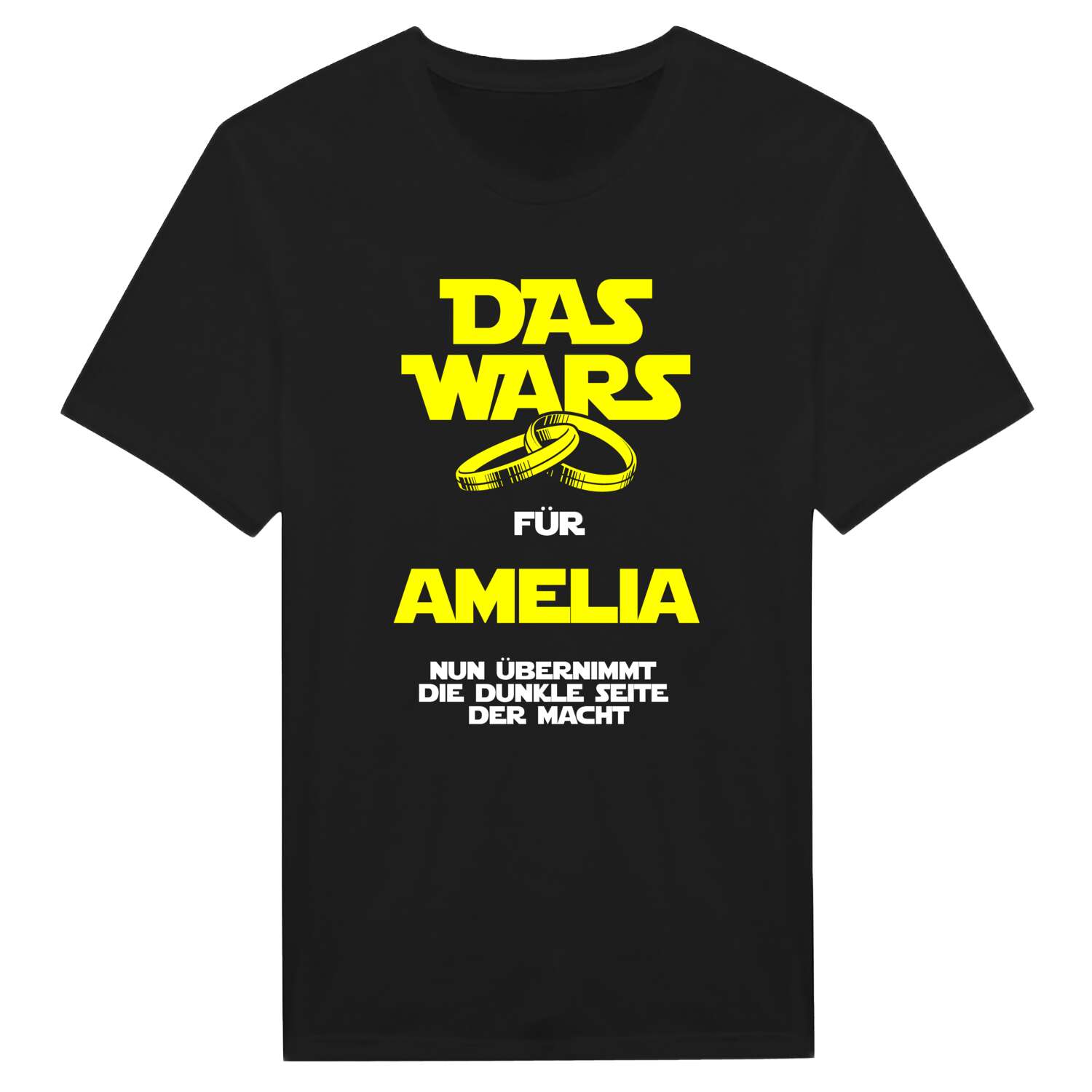 JGA T-Shirt »Das Wars« für den Namen »Amelia«