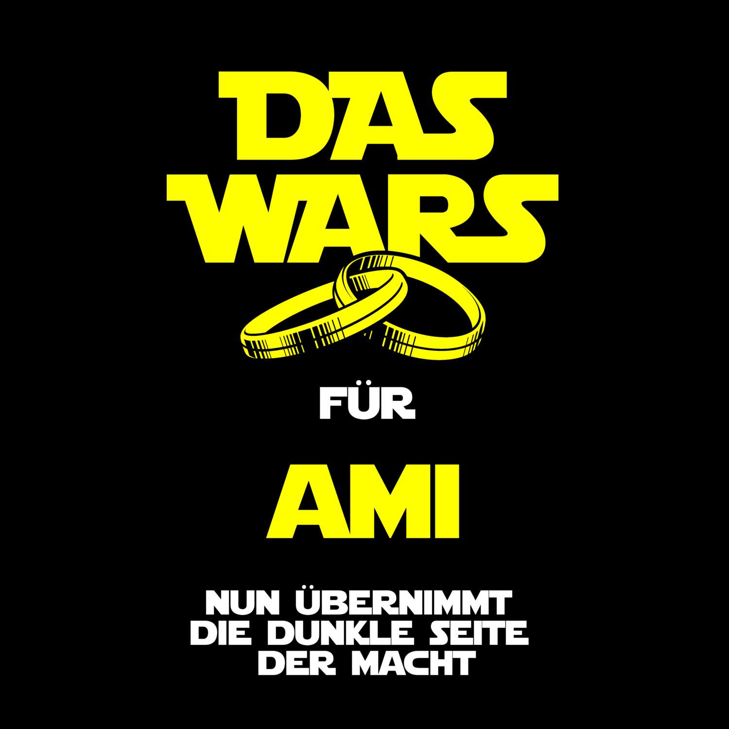 JGA T-Shirt »Das Wars« für den Namen »Ami«