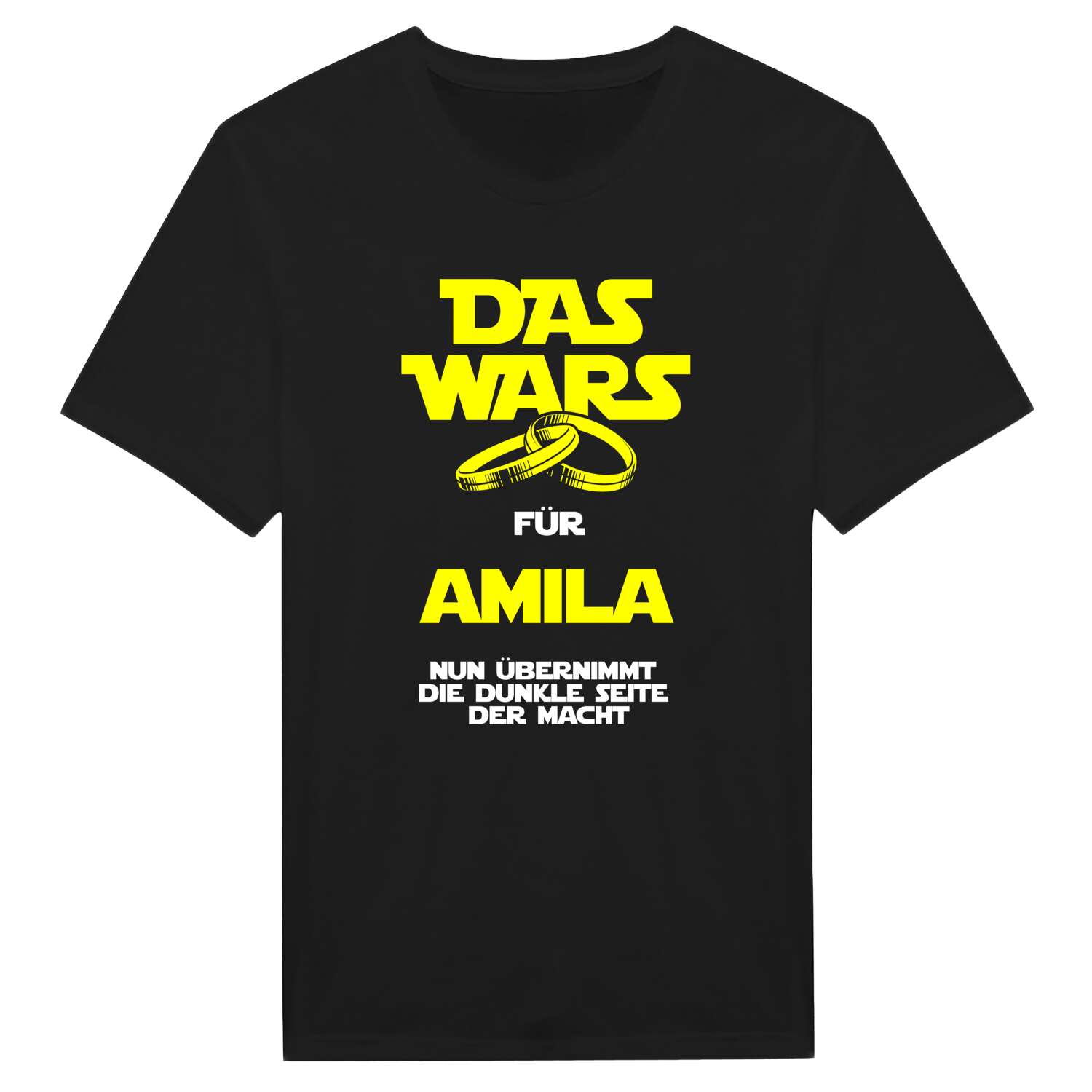 JGA T-Shirt »Das Wars« für den Namen »Amila«