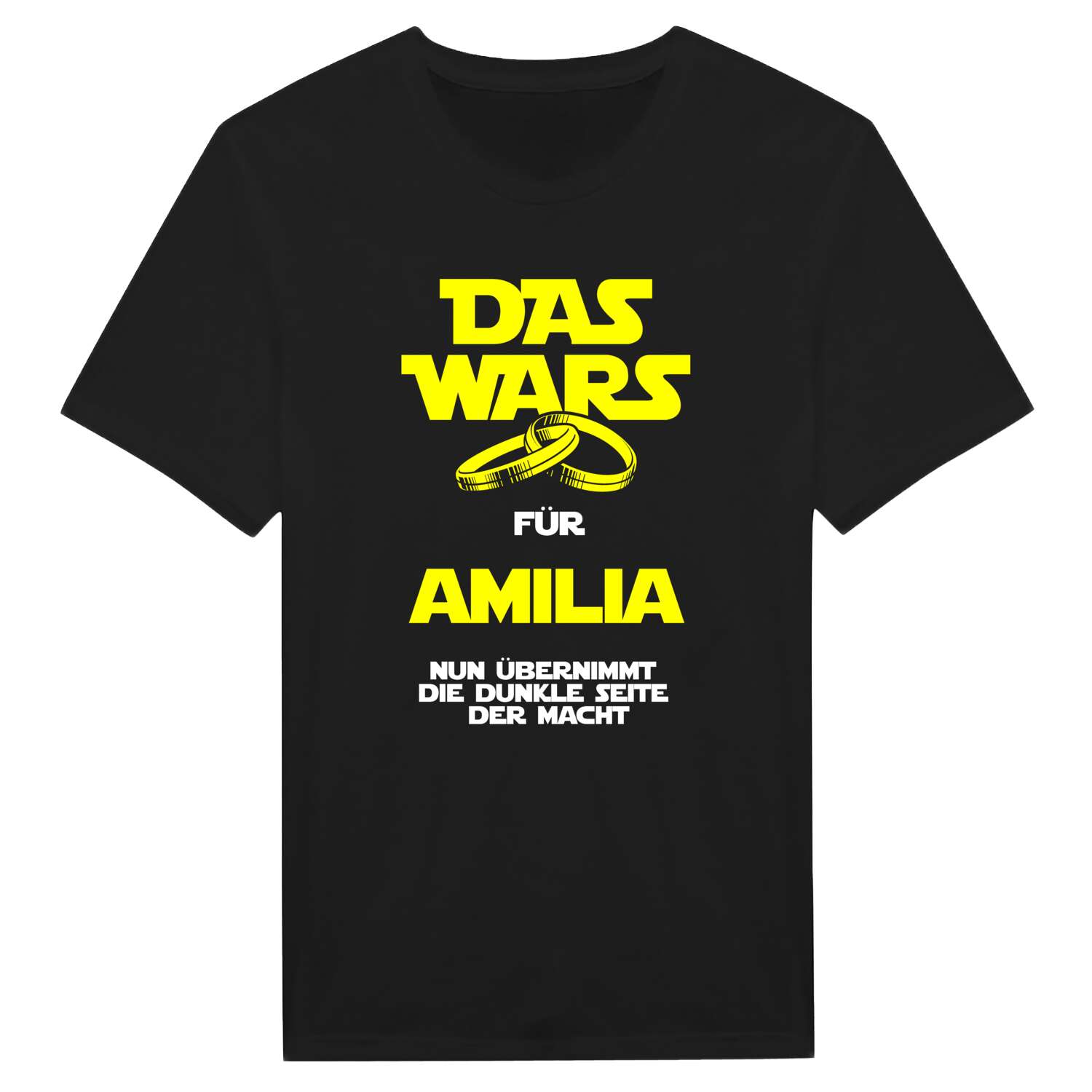 JGA T-Shirt »Das Wars« für den Namen »Amilia«