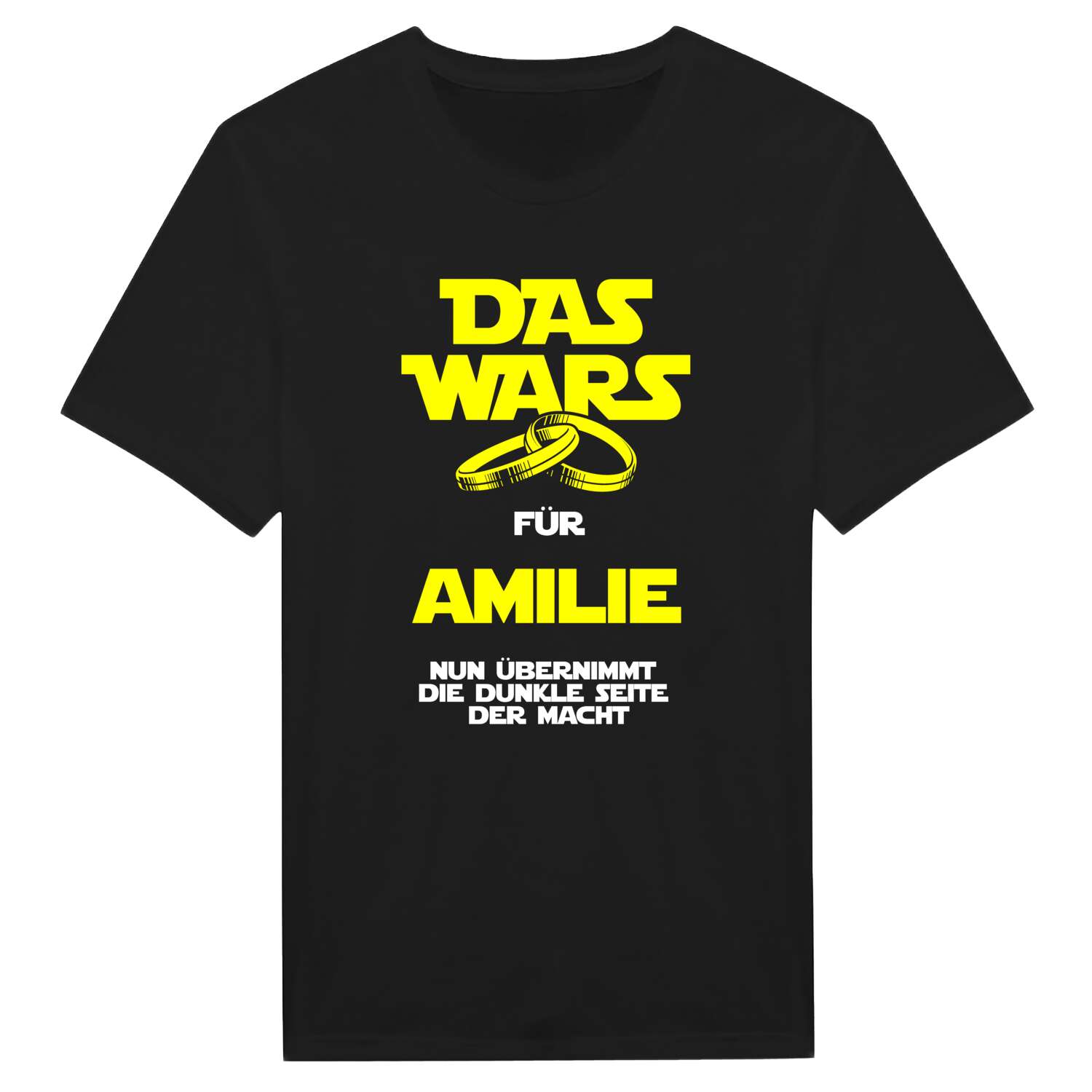 JGA T-Shirt »Das Wars« für den Namen »Amilie«