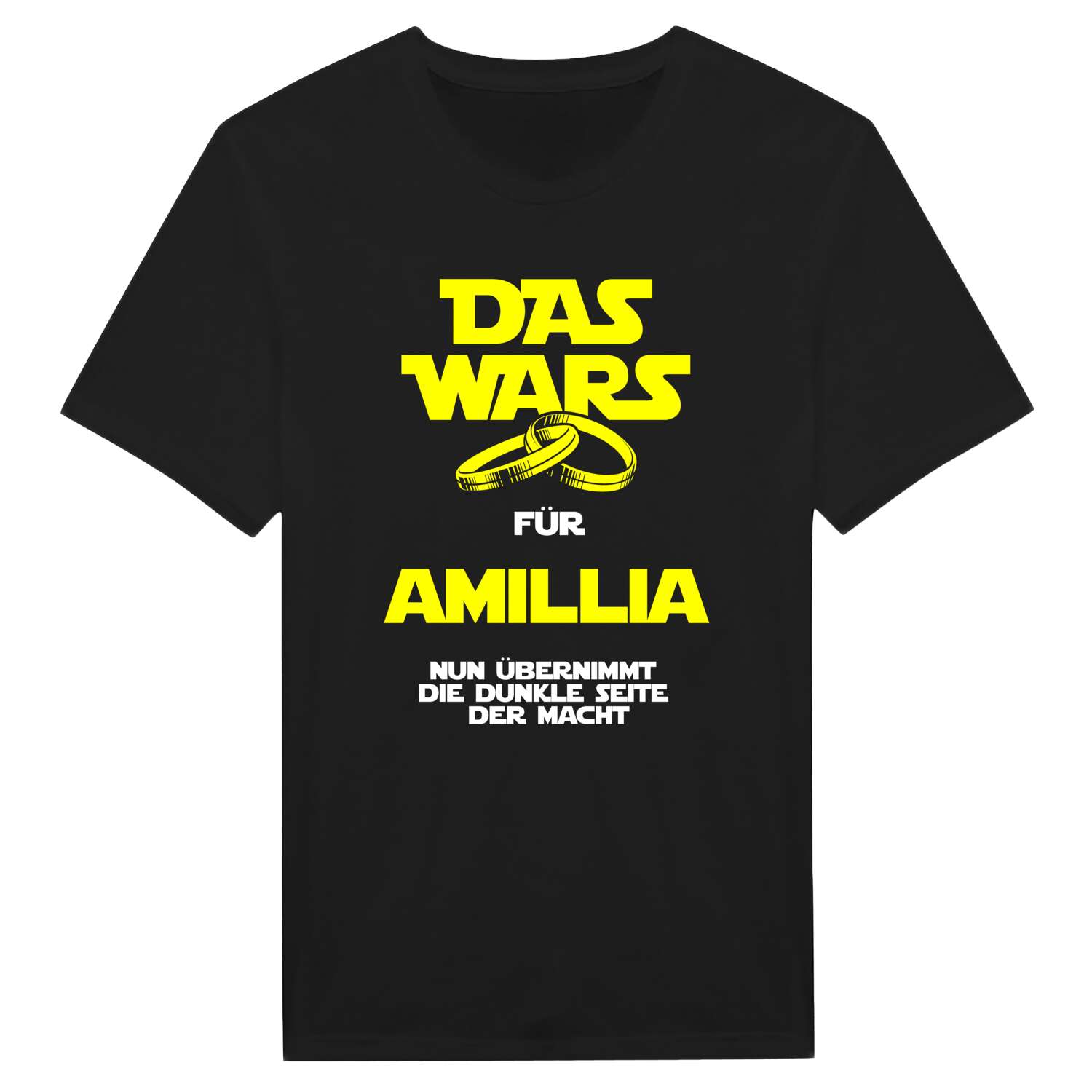 JGA T-Shirt »Das Wars« für den Namen »Amillia«