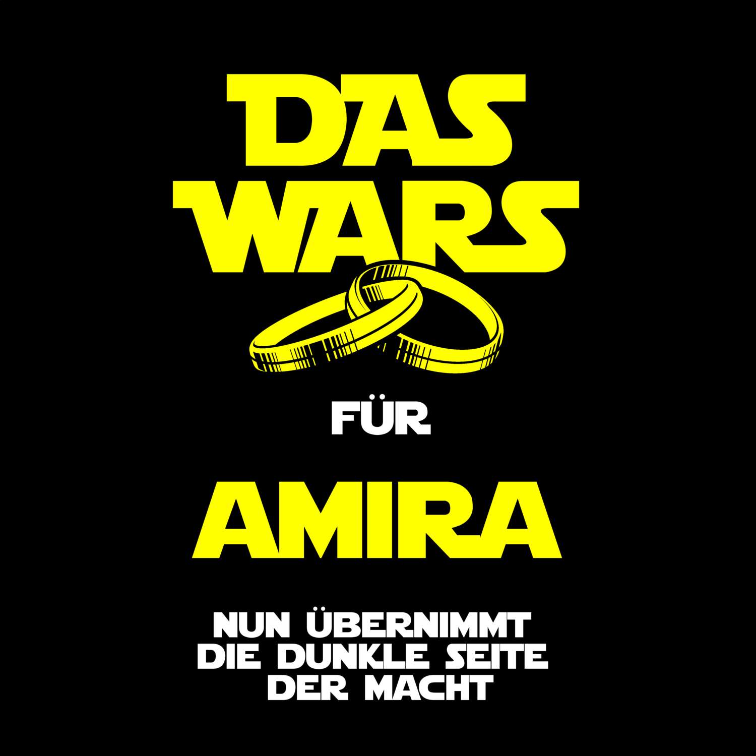 JGA T-Shirt »Das Wars« für den Namen »Amira«