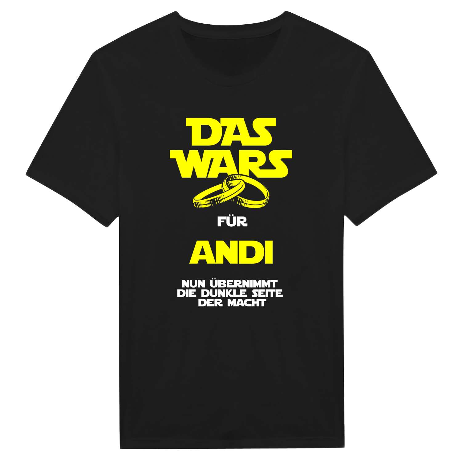 JGA T-Shirt »Das Wars« für den Namen »Andi«