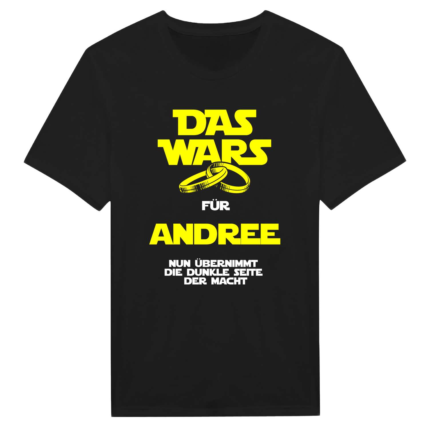 JGA T-Shirt »Das Wars« für den Namen »Andree«