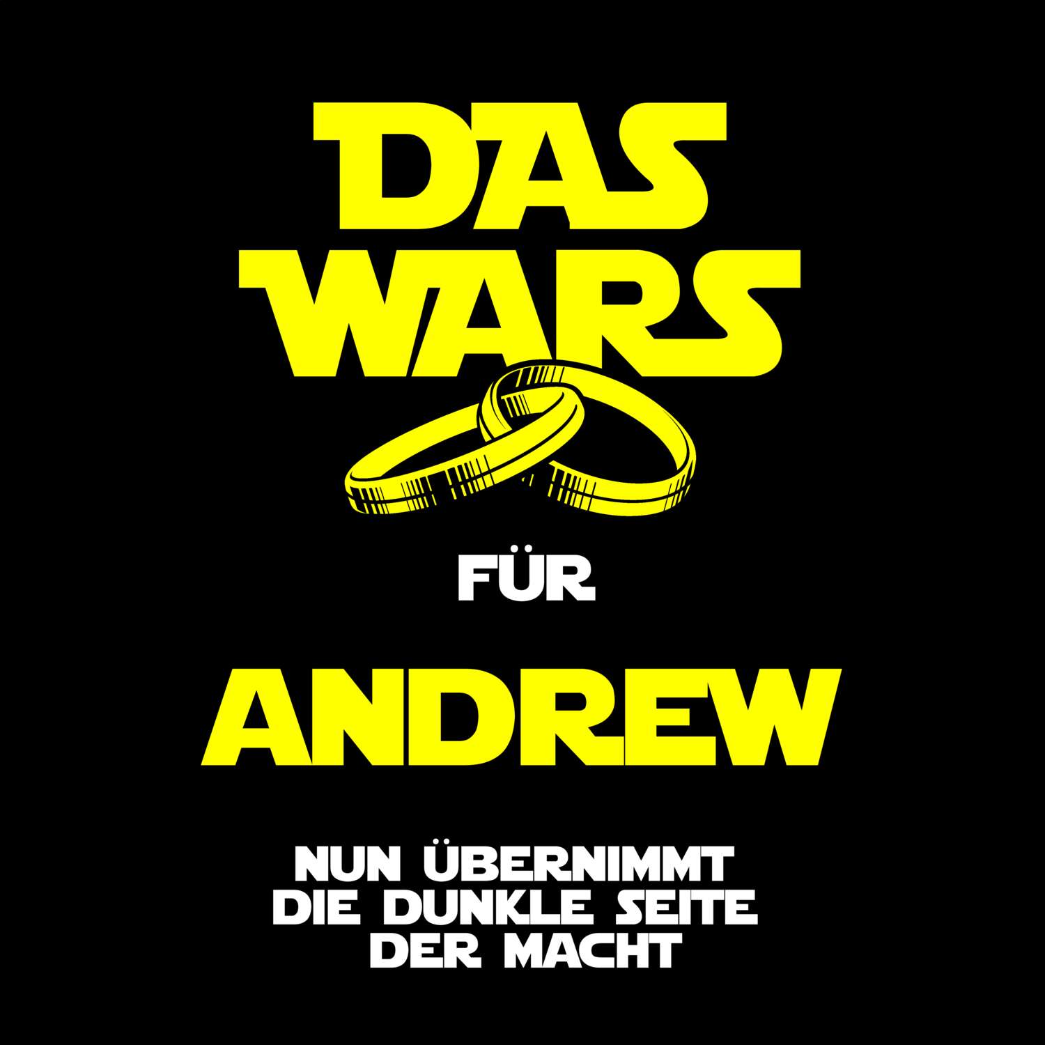 JGA T-Shirt »Das Wars« für den Namen »Andrew«