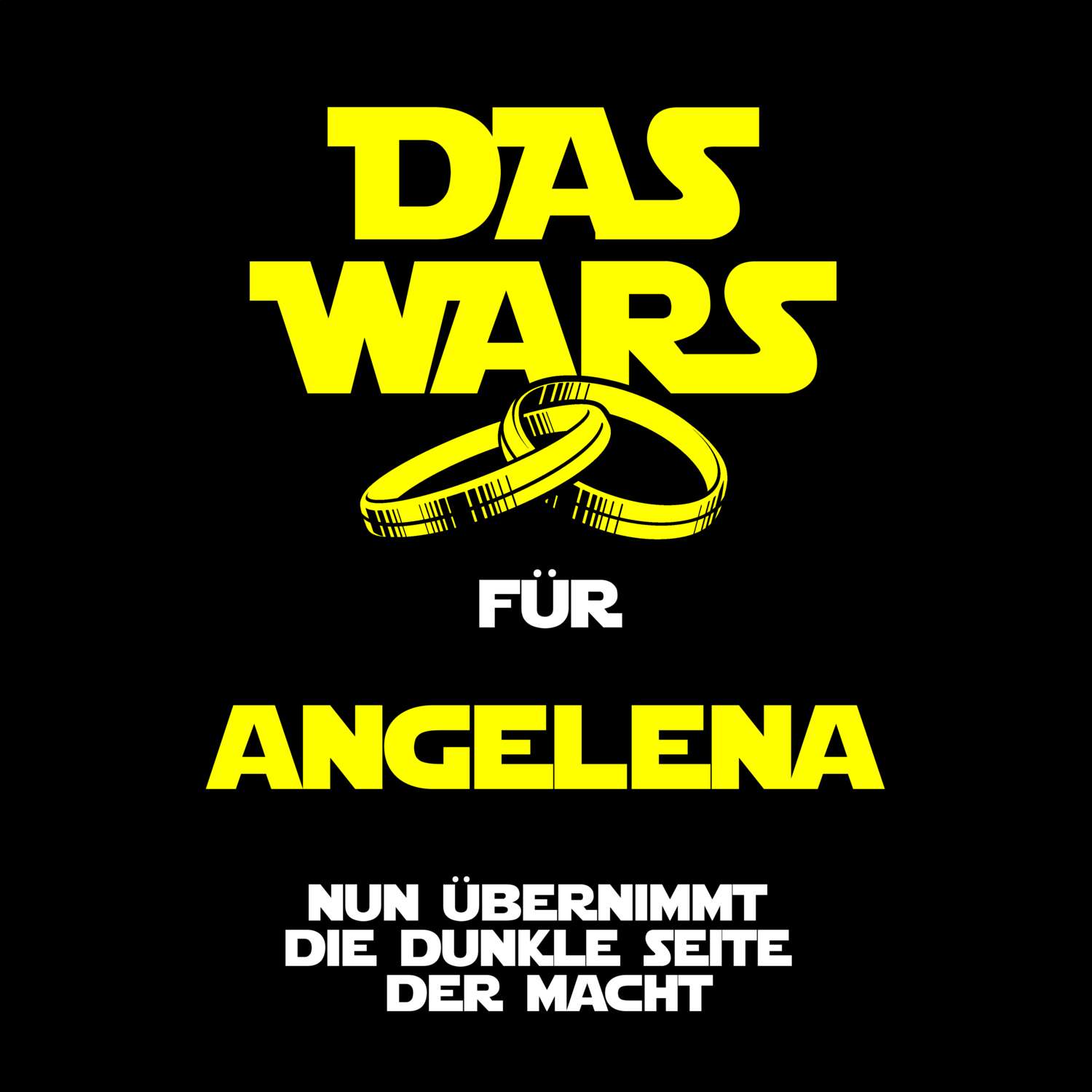 JGA T-Shirt »Das Wars« für den Namen »Angelena«