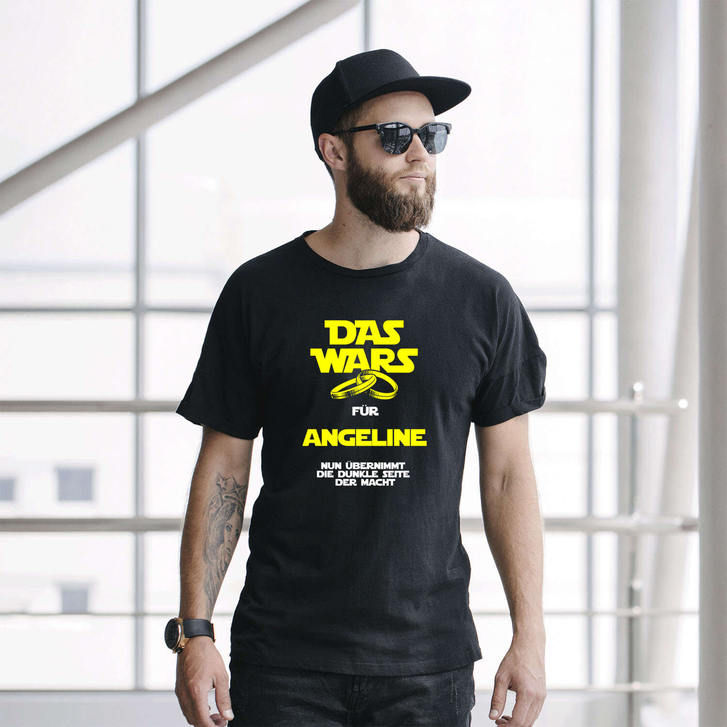 JGA T-Shirt »Das Wars« für den Namen »Angeline«