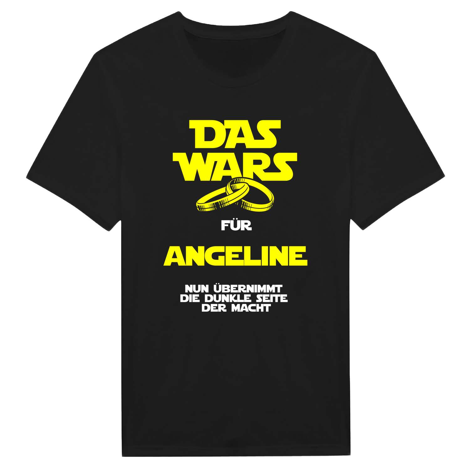 JGA T-Shirt »Das Wars« für den Namen »Angeline«