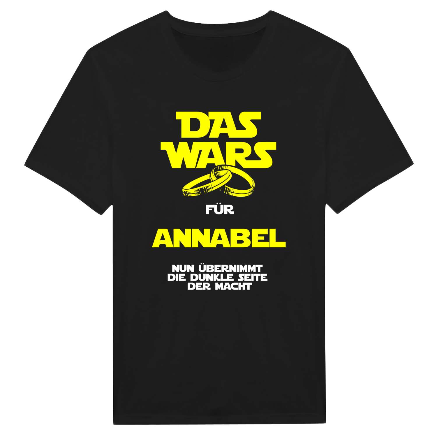 JGA T-Shirt »Das Wars« für den Namen »Annabel«
