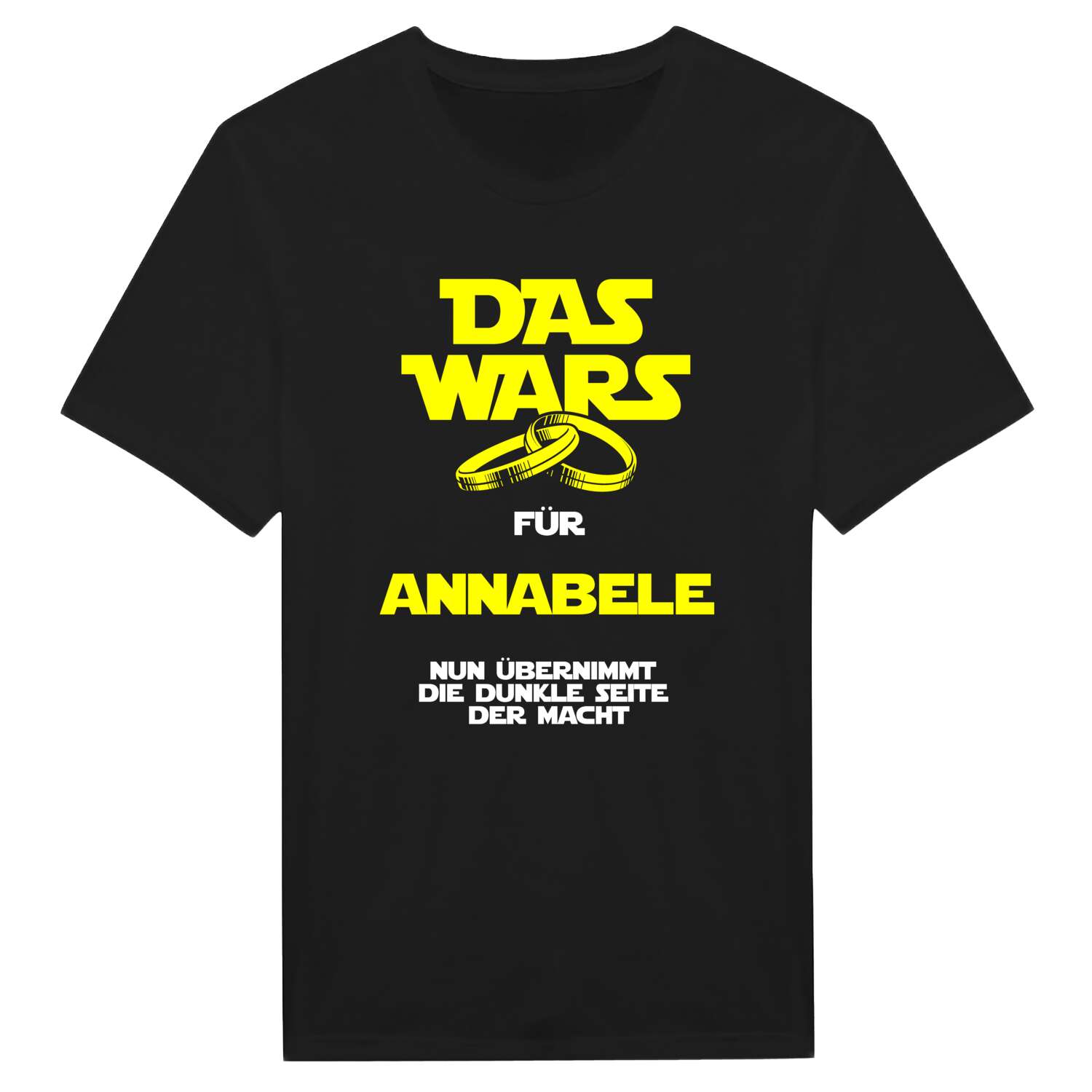 JGA T-Shirt »Das Wars« für den Namen »Annabele«