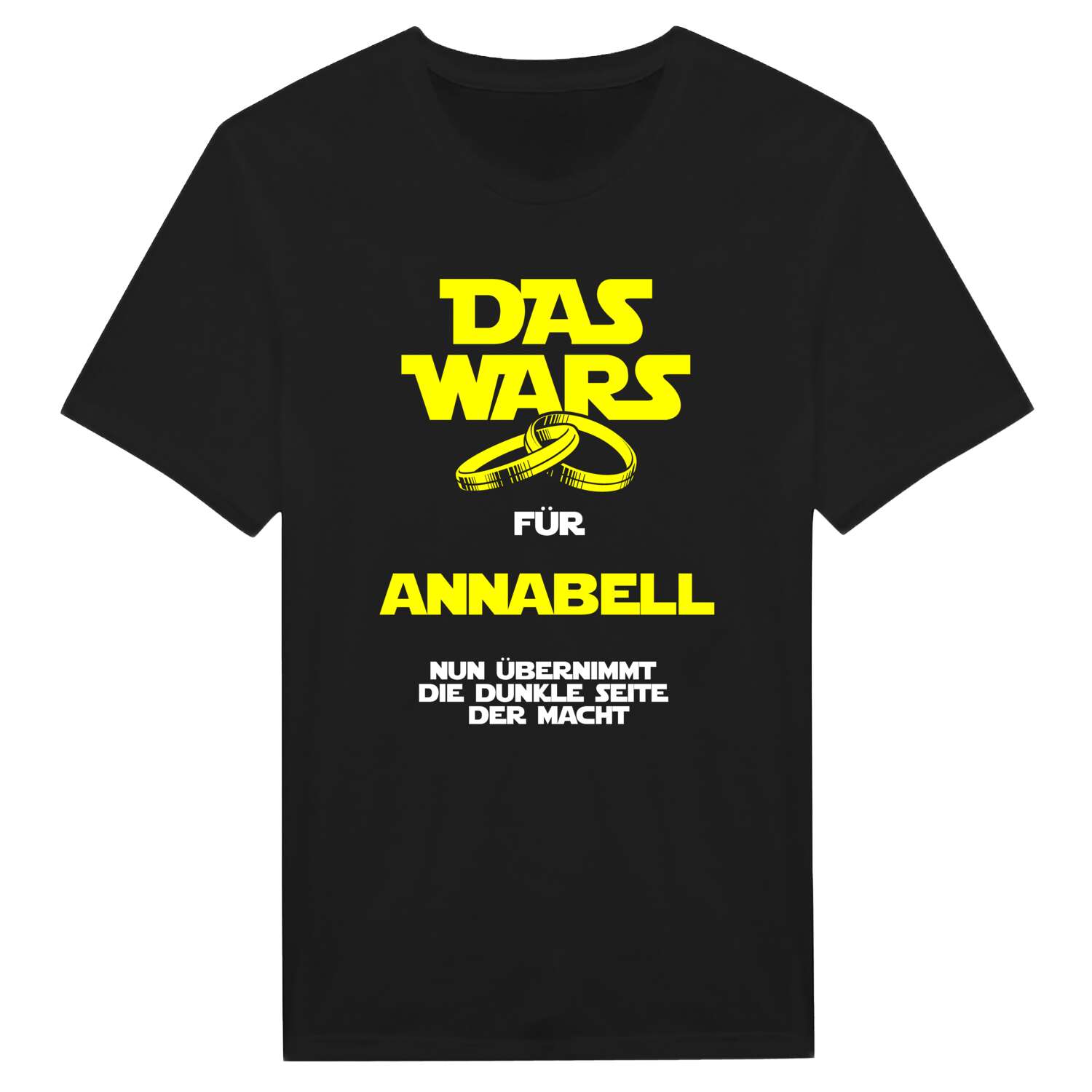JGA T-Shirt »Das Wars« für den Namen »Annabell«