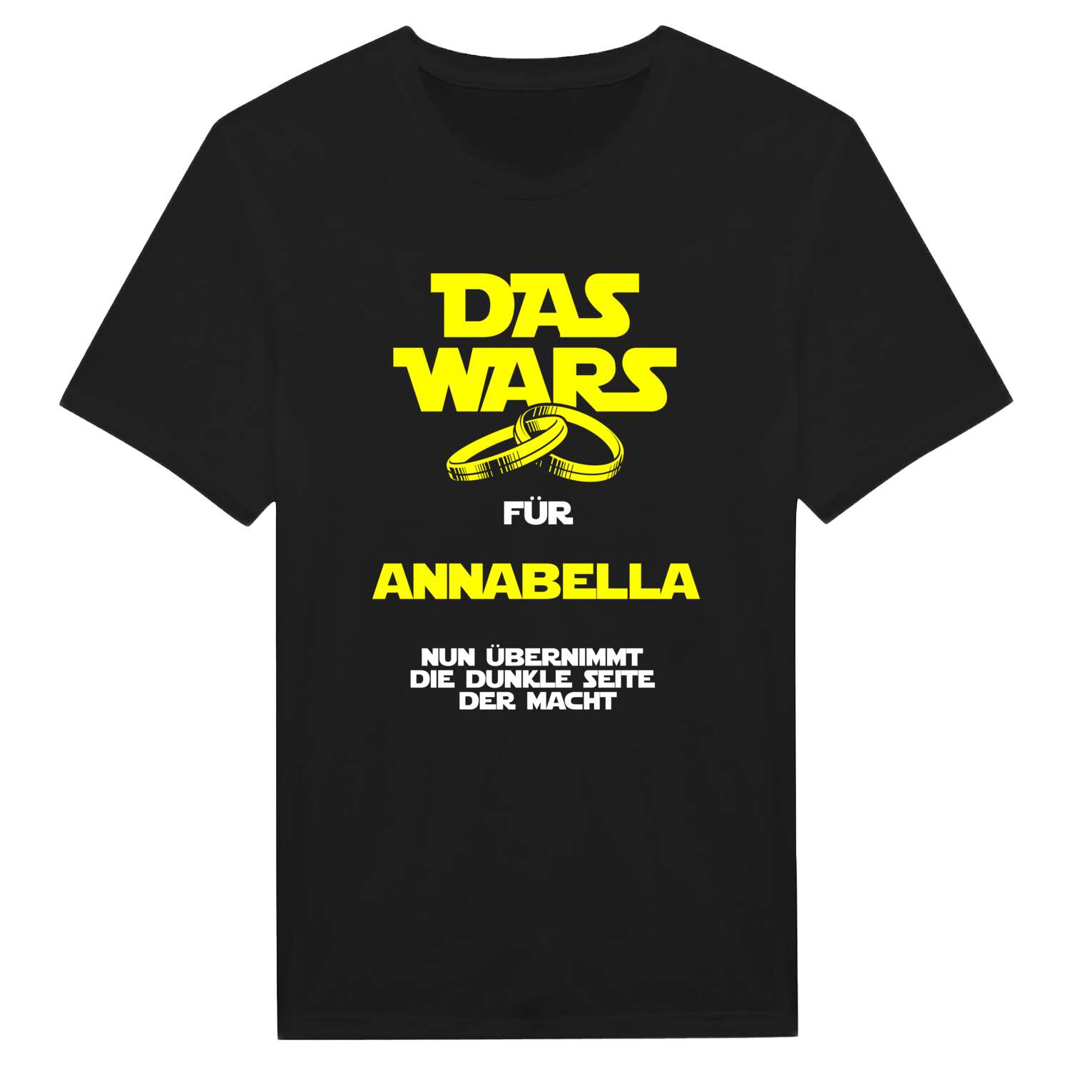 JGA T-Shirt »Das Wars« für den Namen »Annabella«