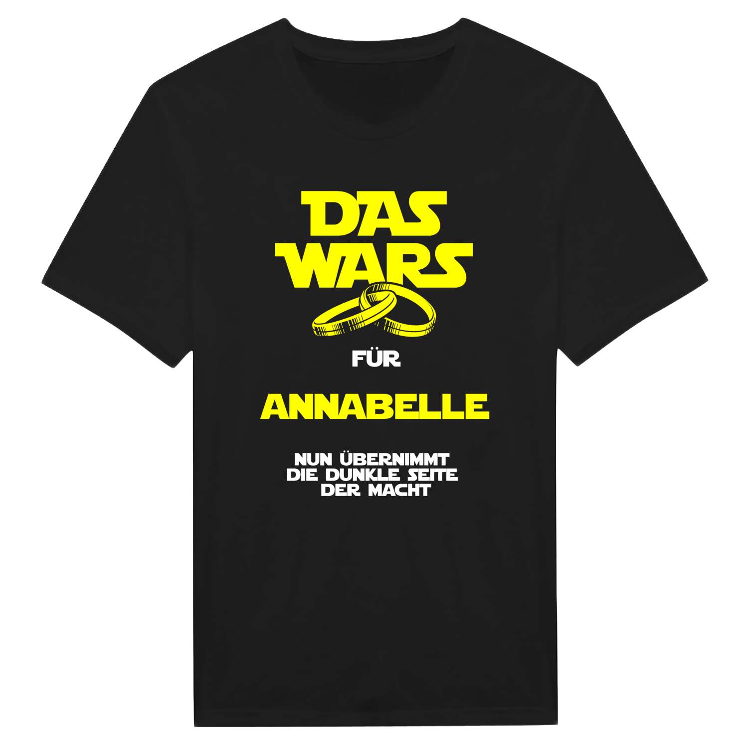 JGA T-Shirt »Das Wars« für den Namen »Annabelle«