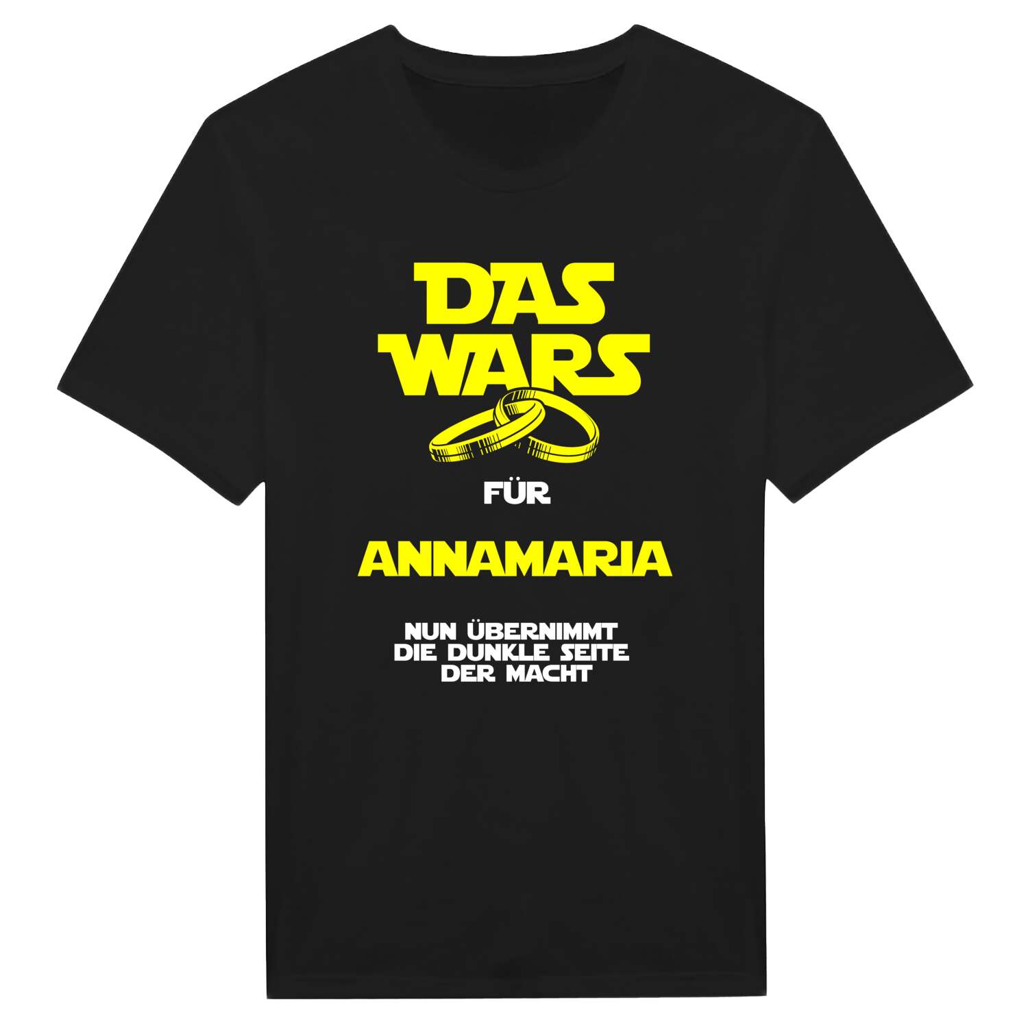 JGA T-Shirt »Das Wars« für den Namen »Annamaria«