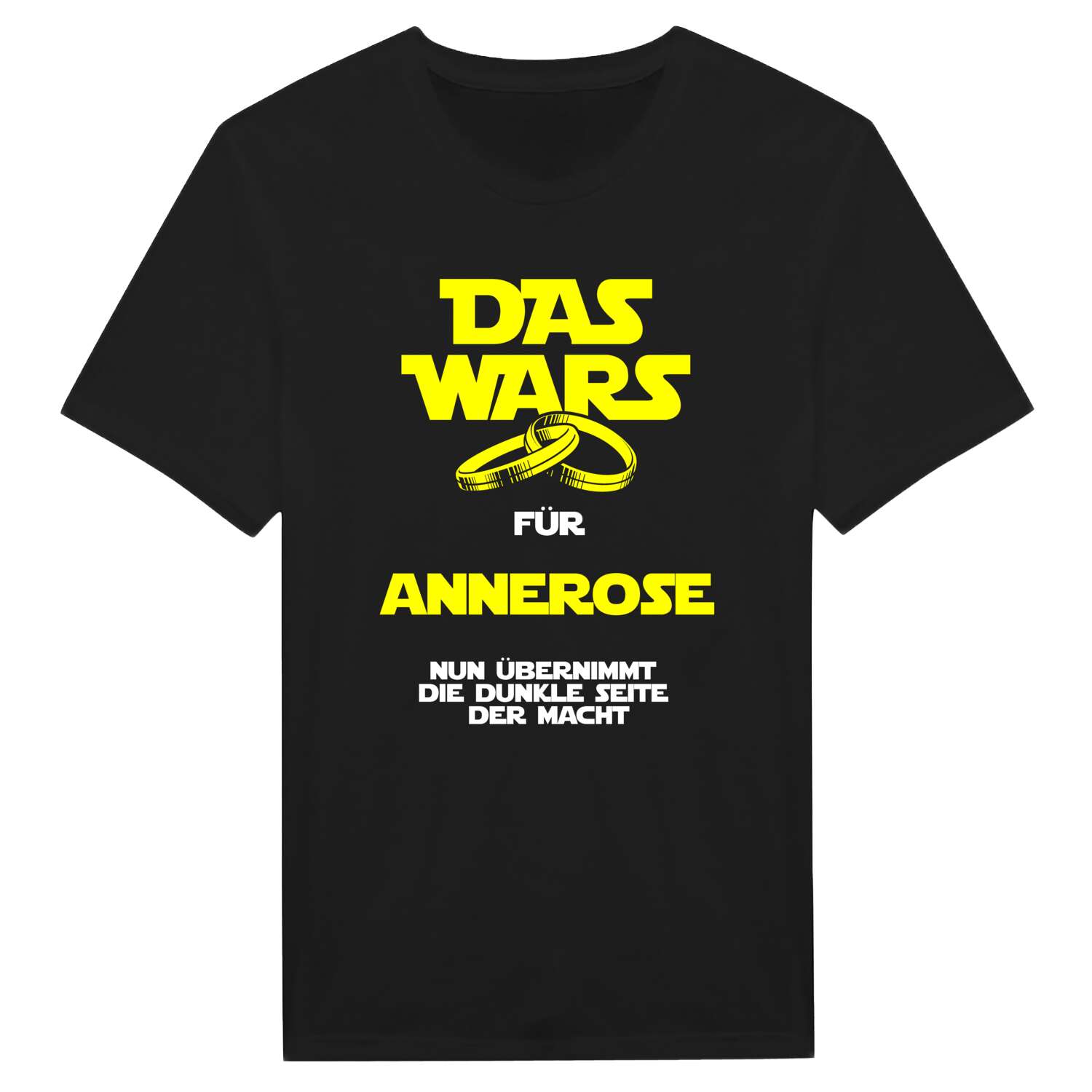 JGA T-Shirt »Das Wars« für den Namen »Annerose«