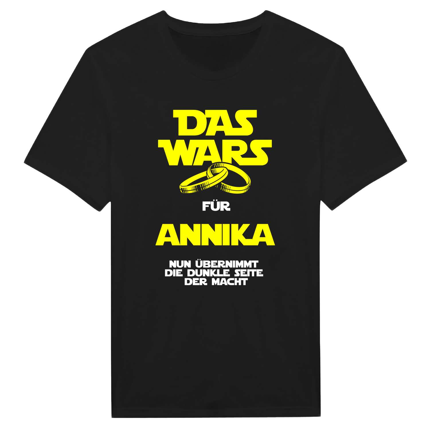 JGA T-Shirt »Das Wars« für den Namen »Annika«