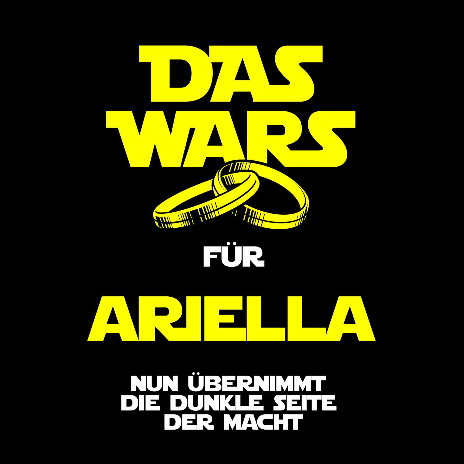 JGA T-Shirt »Das Wars« für den Namen »Ariella«