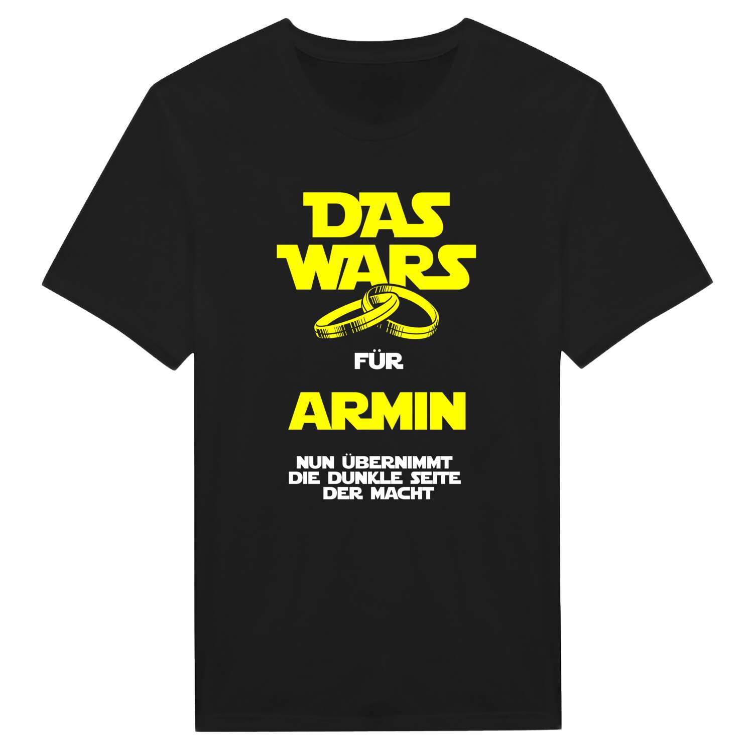 JGA T-Shirt »Das Wars« für den Namen »Armin«
