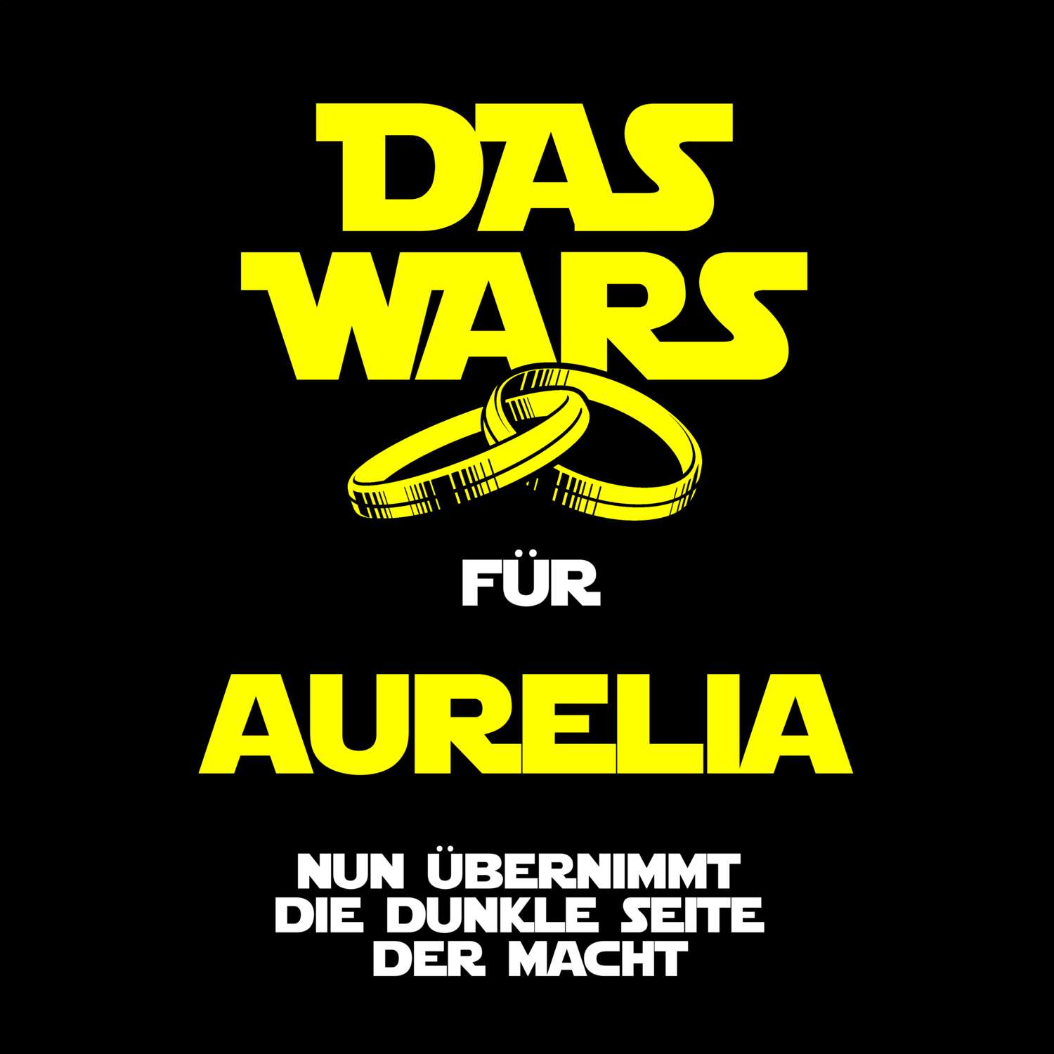 JGA T-Shirt »Das Wars« für den Namen »Aurelia«