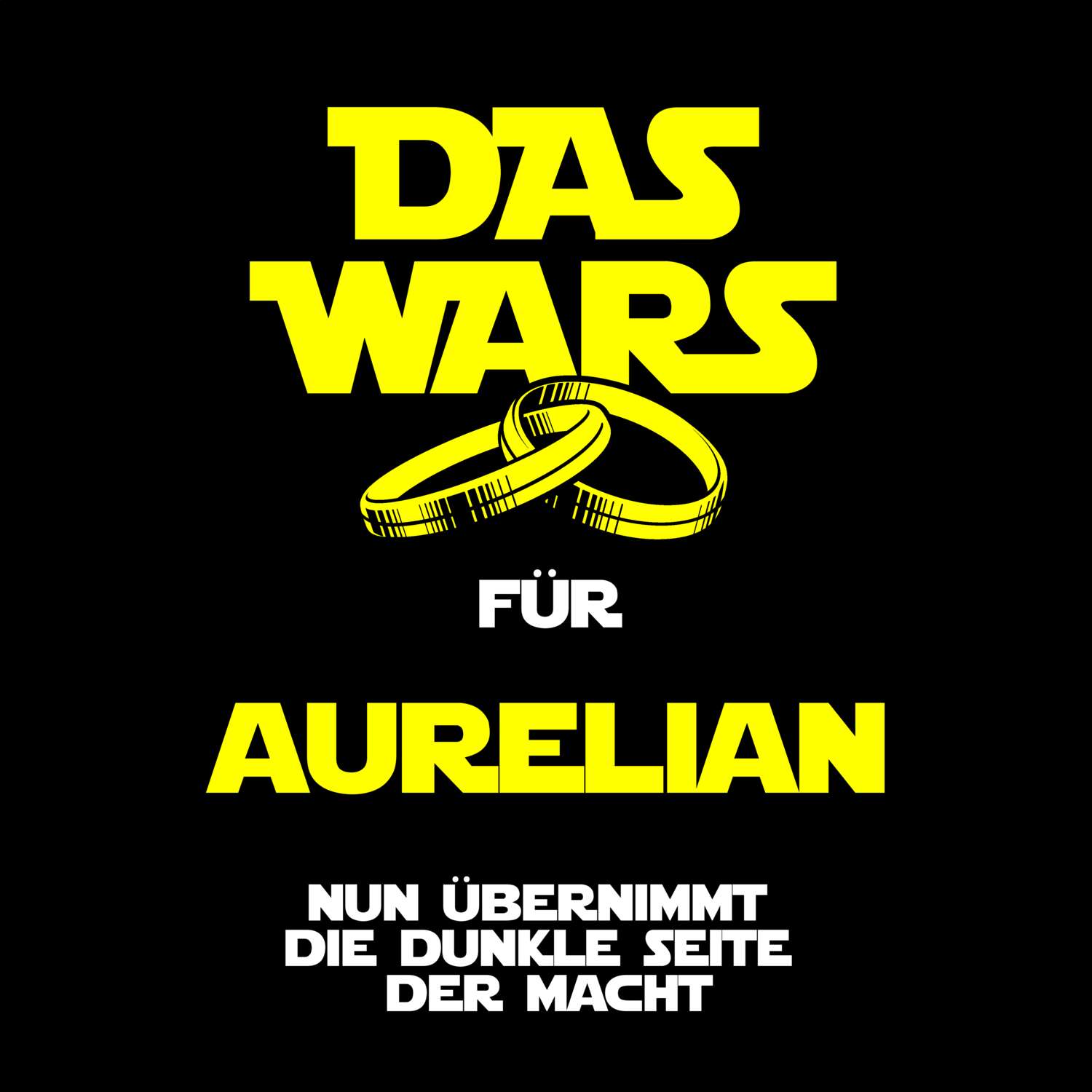 JGA T-Shirt »Das Wars« für den Namen »Aurelian«