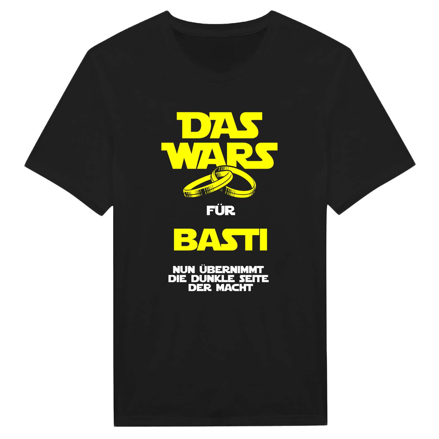 JGA T-Shirt »Das Wars« für den Namen »Basti«