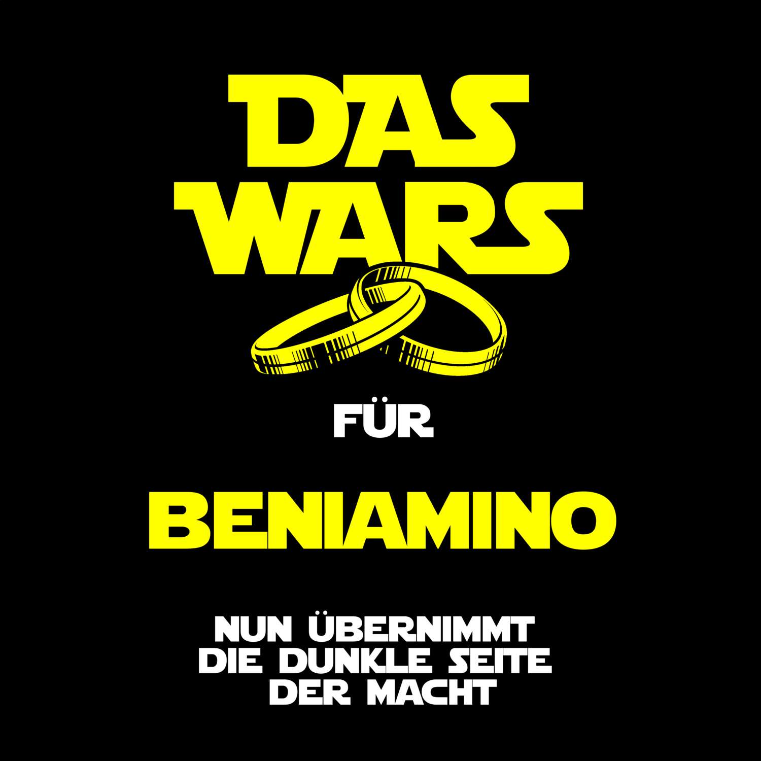 JGA T-Shirt »Das Wars« für den Namen »Beniamino«