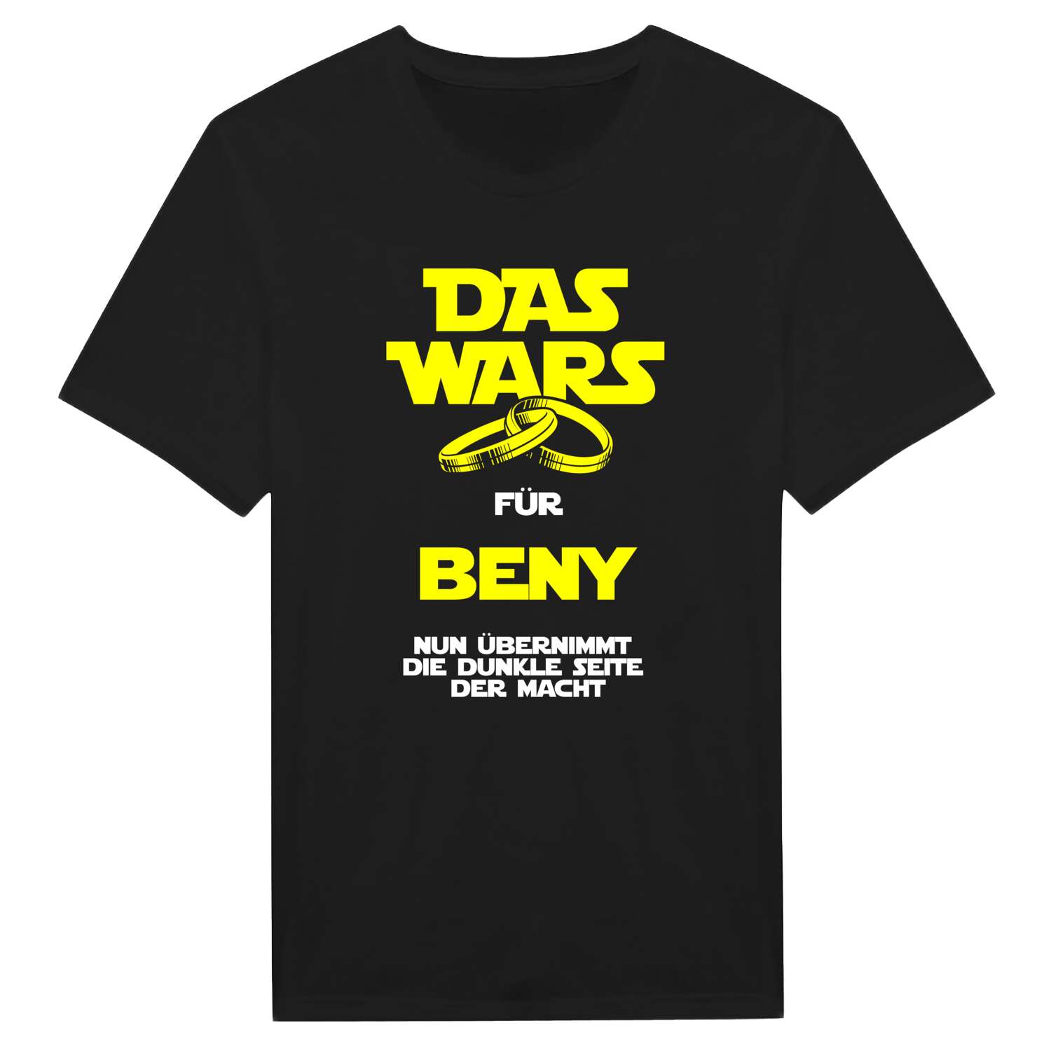 JGA T-Shirt »Das Wars« für den Namen »Beny«