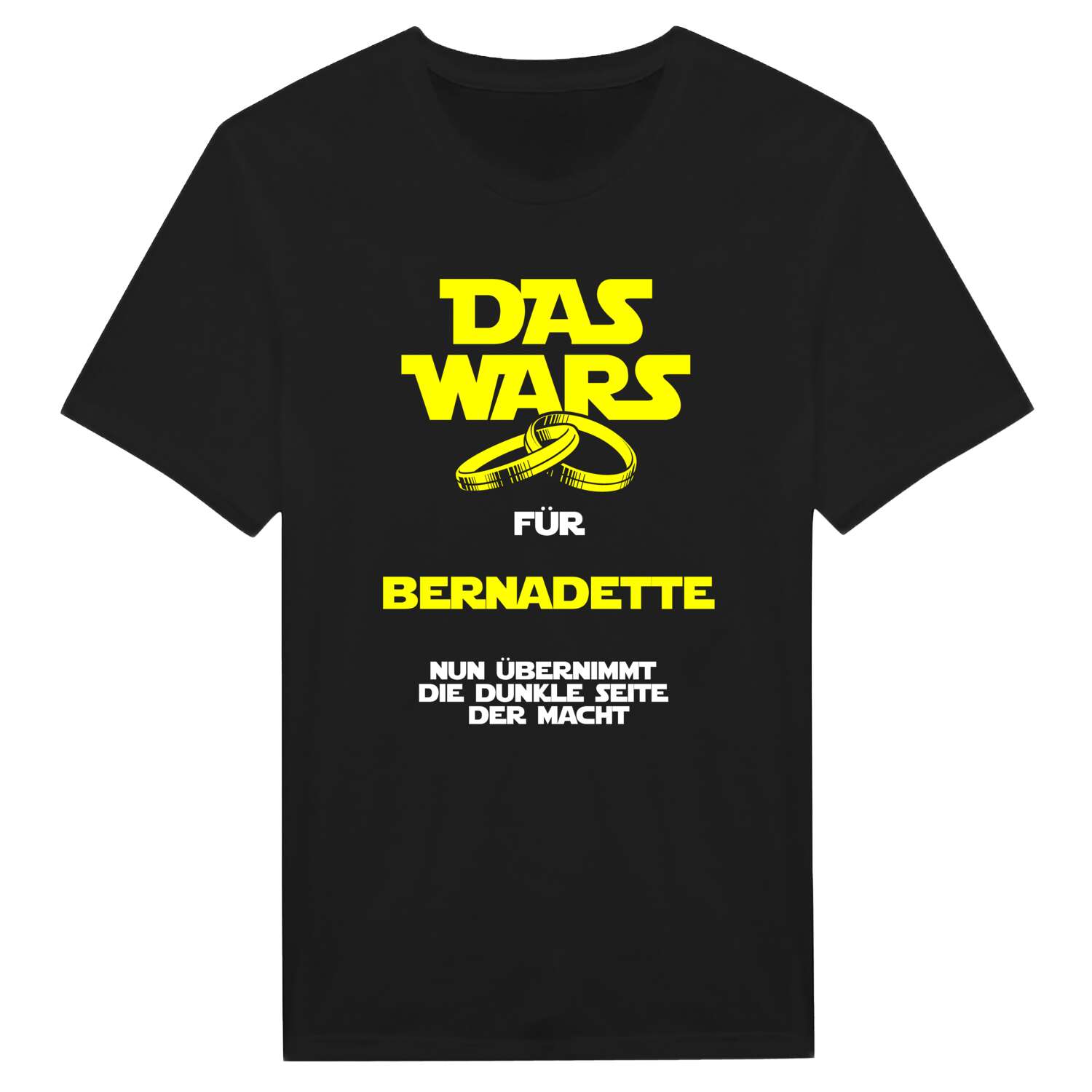 JGA T-Shirt »Das Wars« für den Namen »Bernadette«