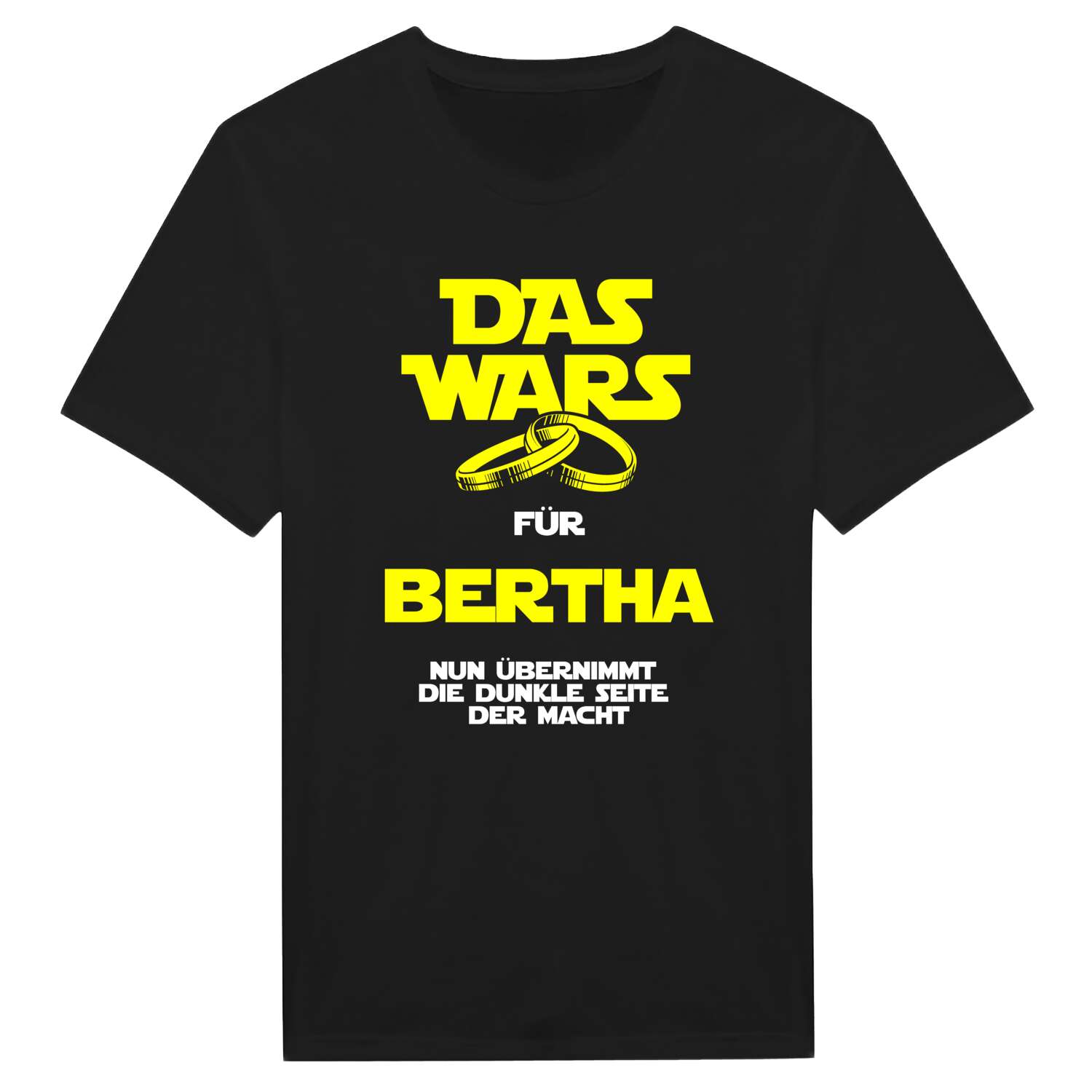 JGA T-Shirt »Das Wars« für den Namen »Bertha«