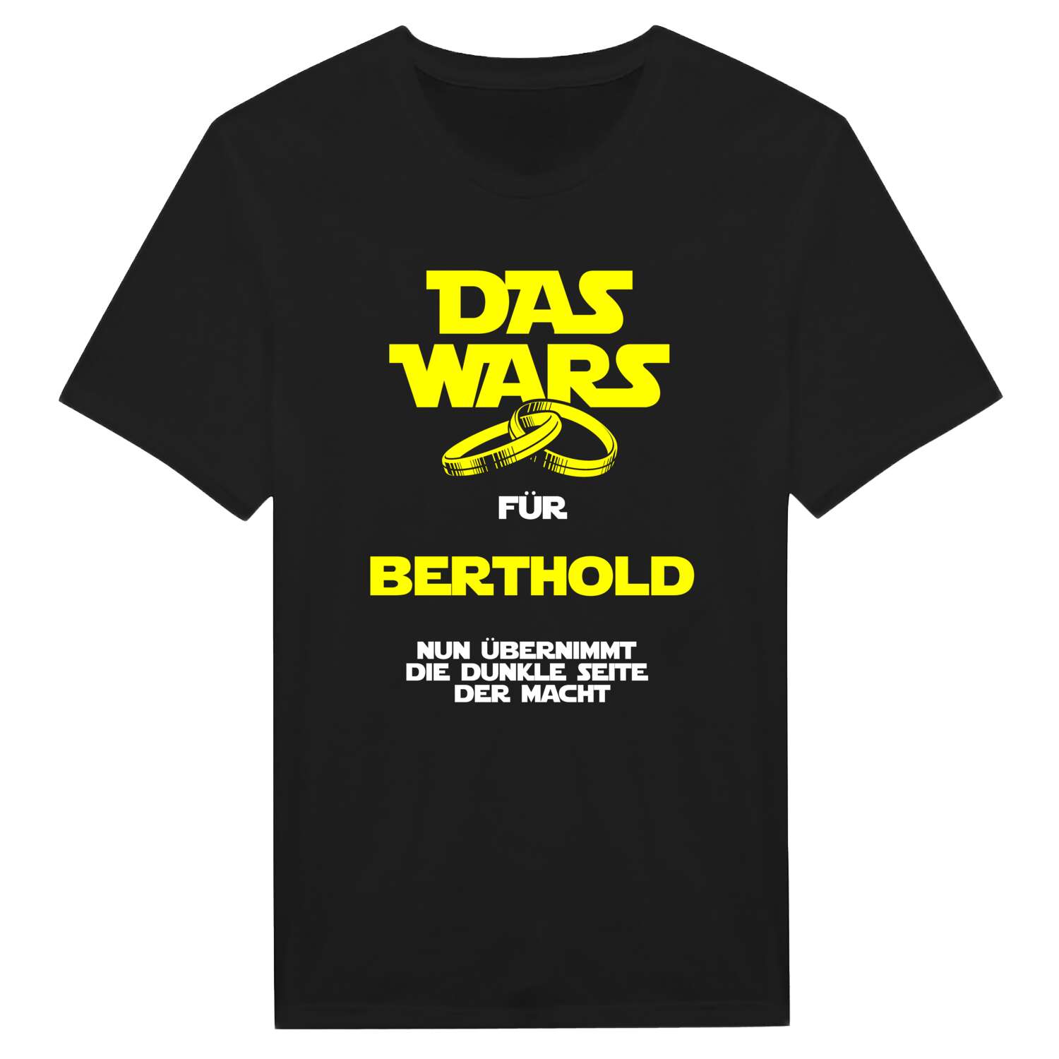 JGA T-Shirt »Das Wars« für den Namen »Berthold«