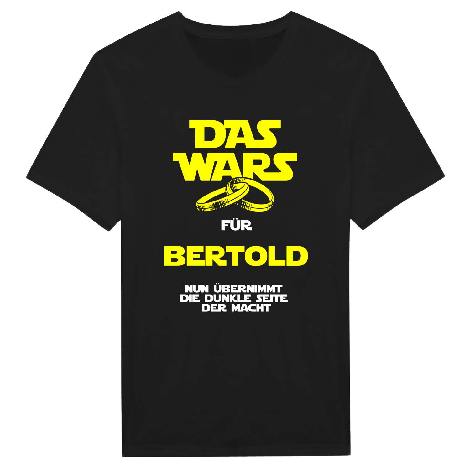 JGA T-Shirt »Das Wars« für den Namen »Bertold«