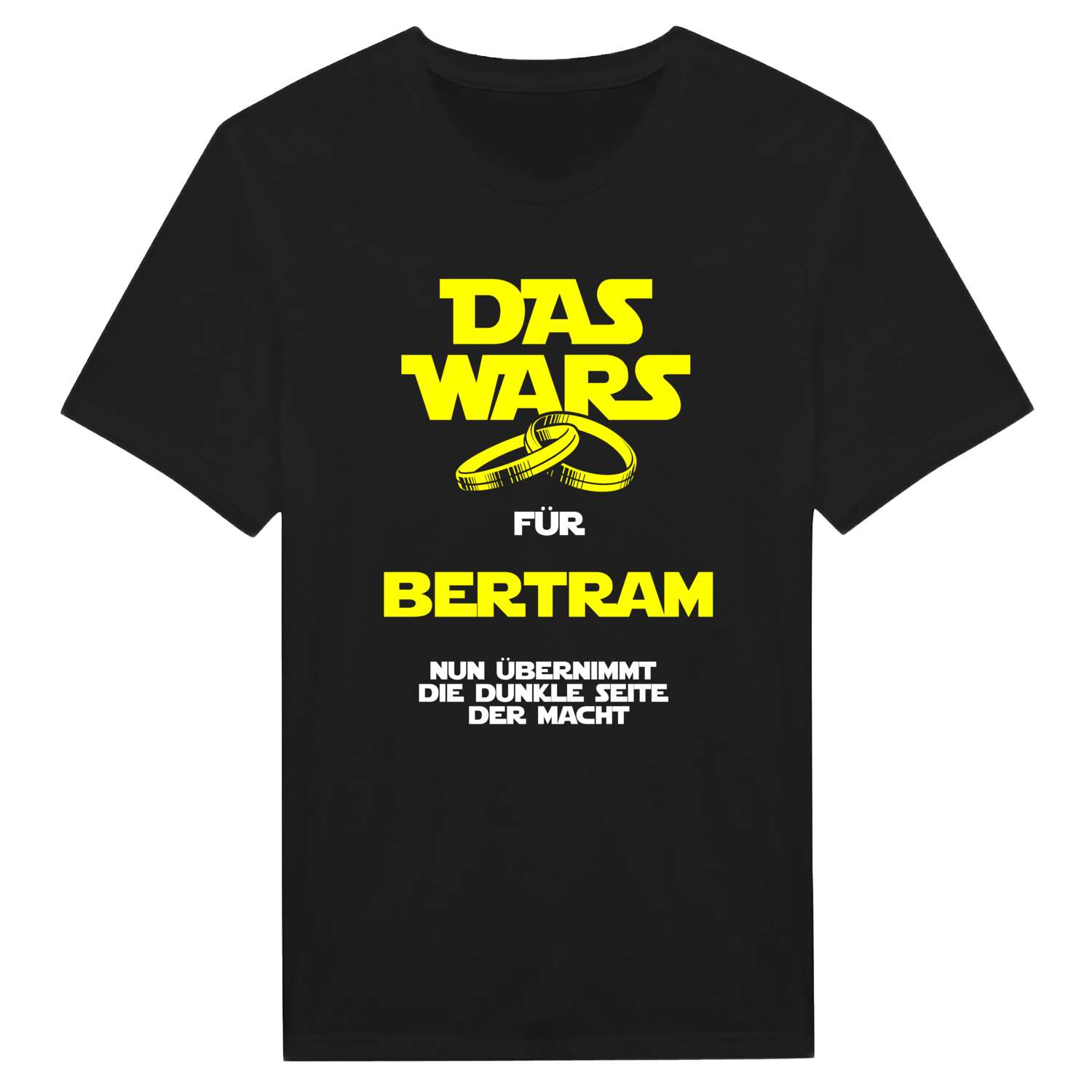 JGA T-Shirt »Das Wars« für den Namen »Bertram«
