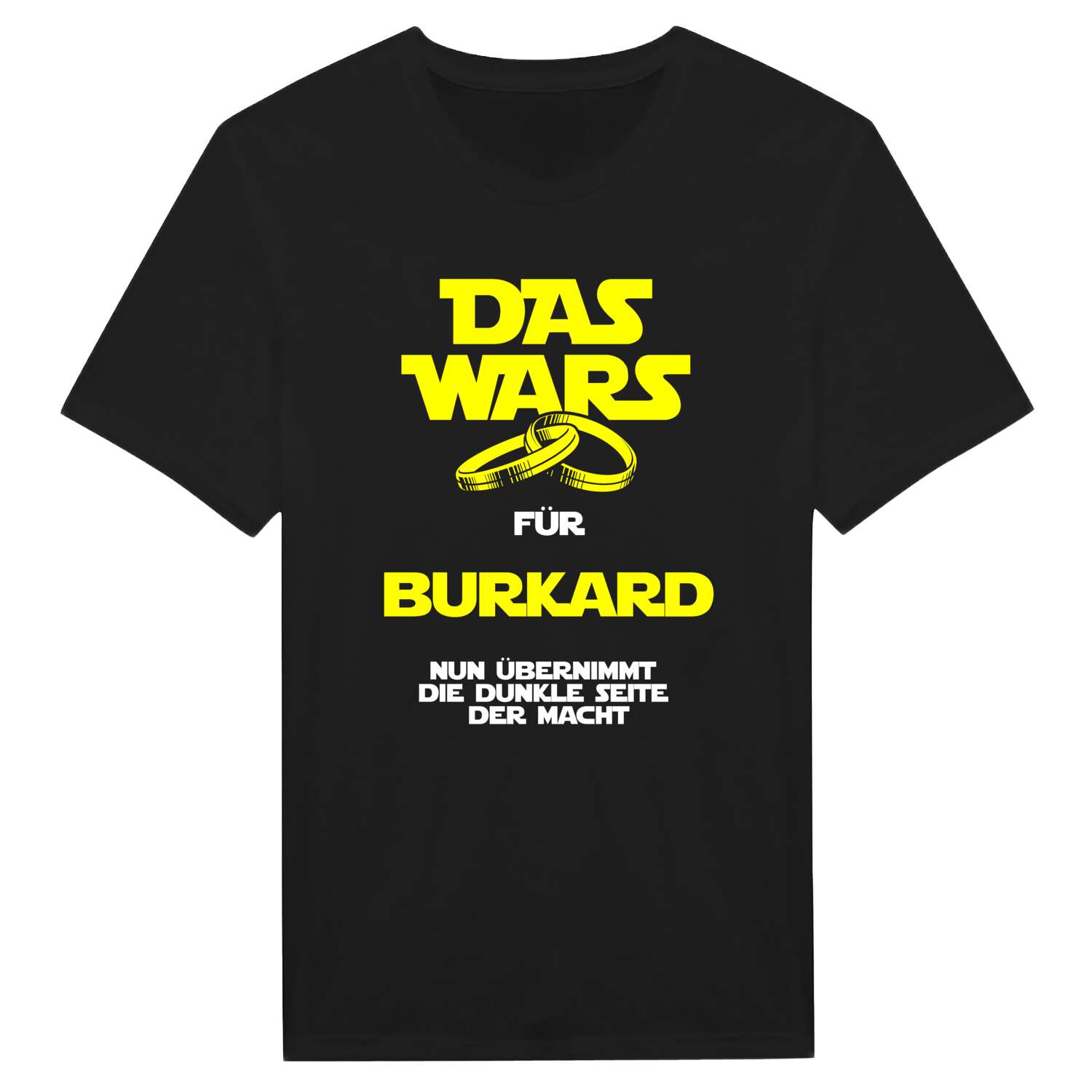 JGA T-Shirt »Das Wars« für den Namen »Burkard«