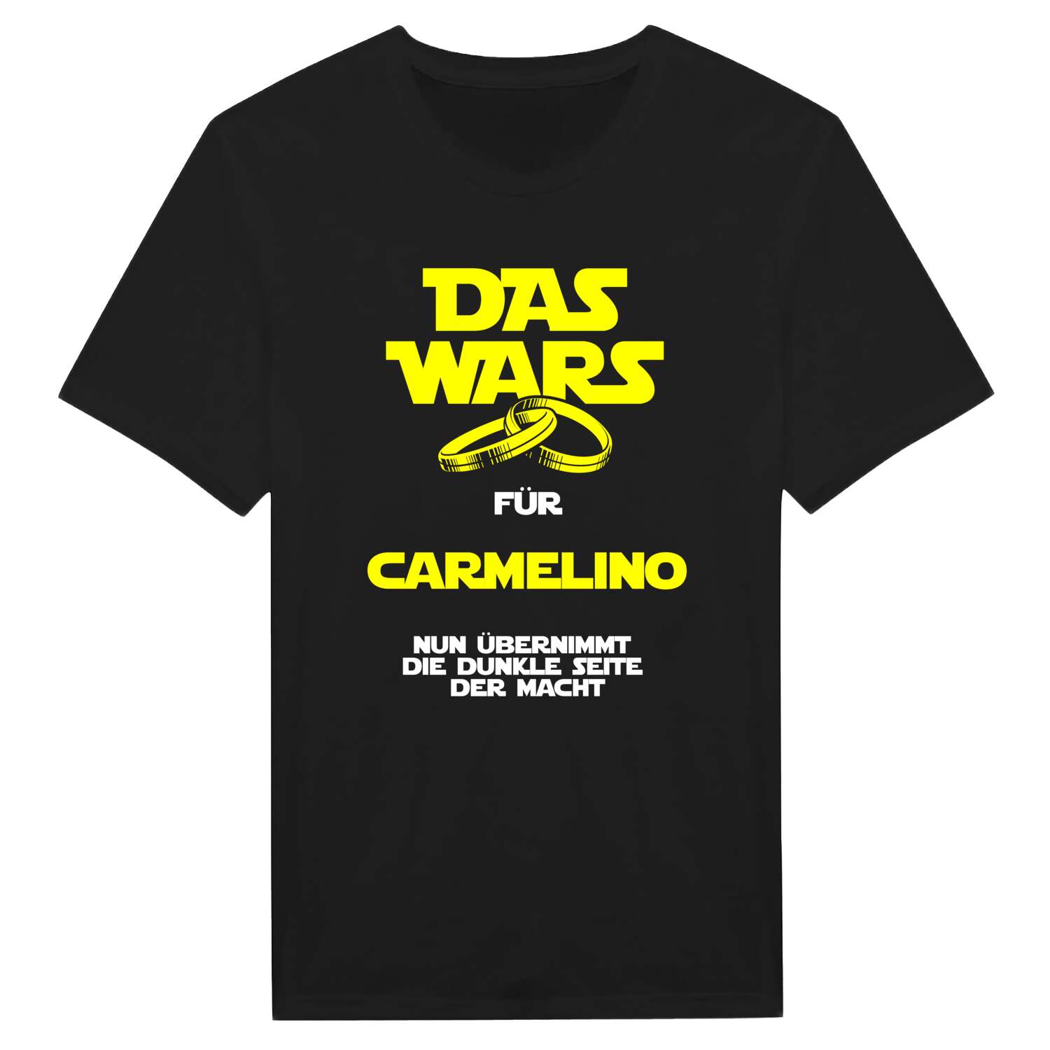 JGA T-Shirt »Das Wars« für den Namen »Carmelino«