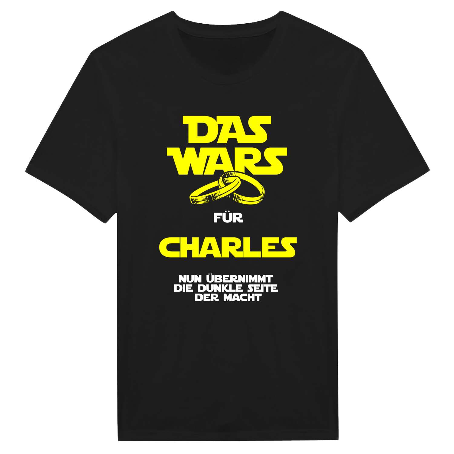 JGA T-Shirt »Das Wars« für den Namen »Charles«