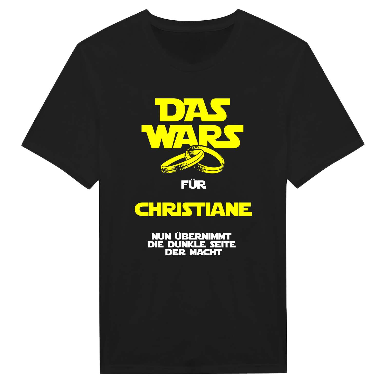 JGA T-Shirt »Das Wars« für den Namen »Christiane«