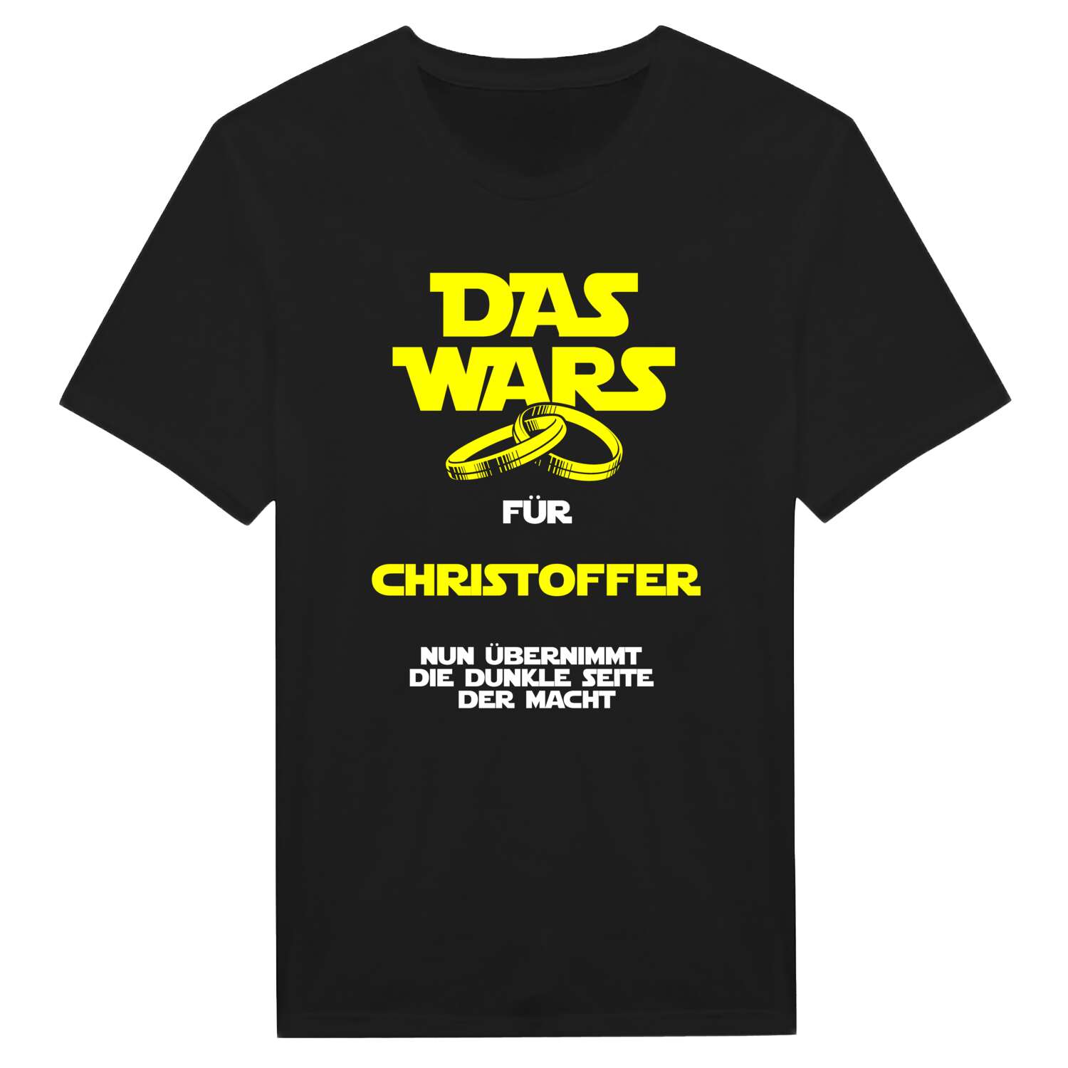 JGA T-Shirt »Das Wars« für den Namen »Christoffer«