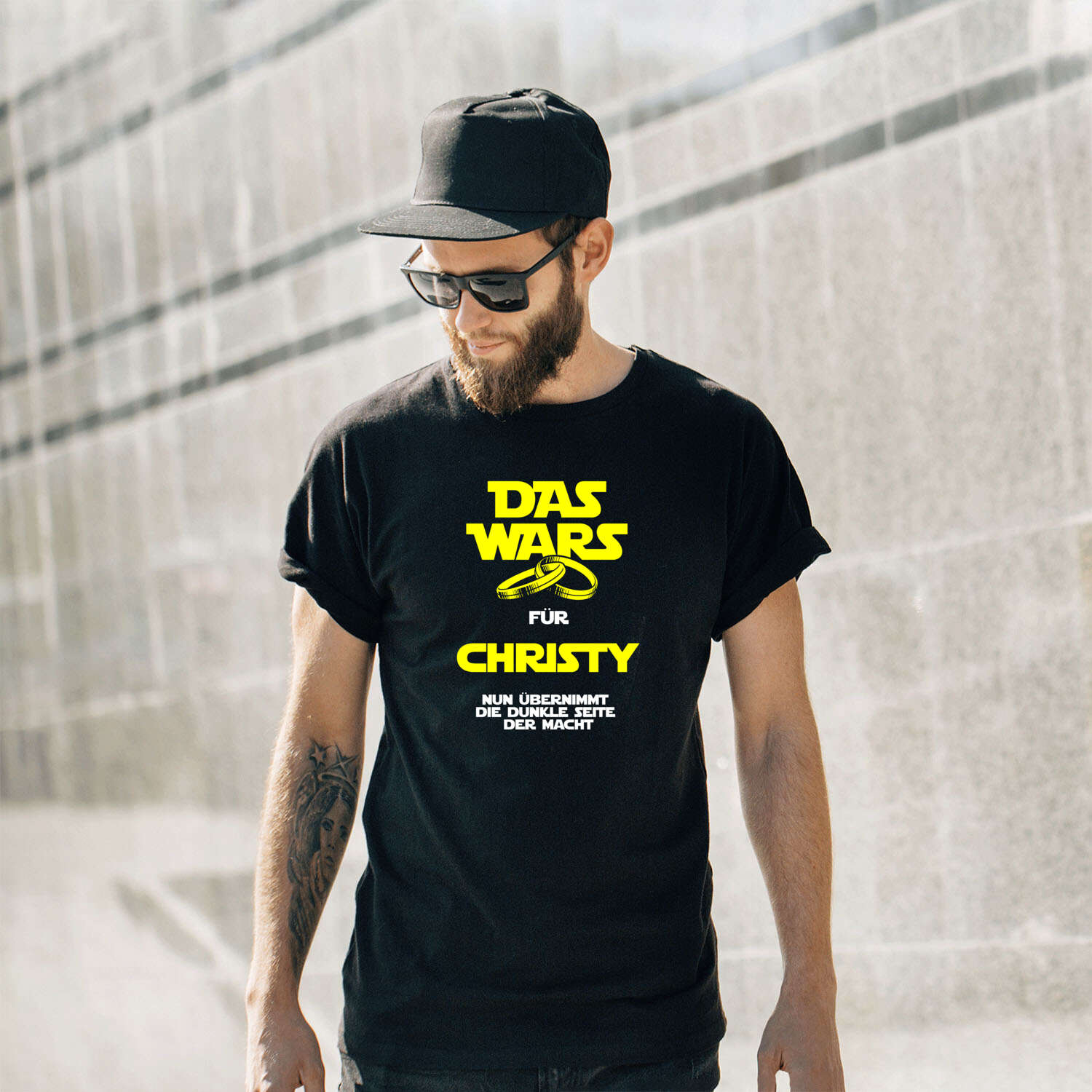 JGA T-Shirt »Das Wars« für den Namen »Christy«